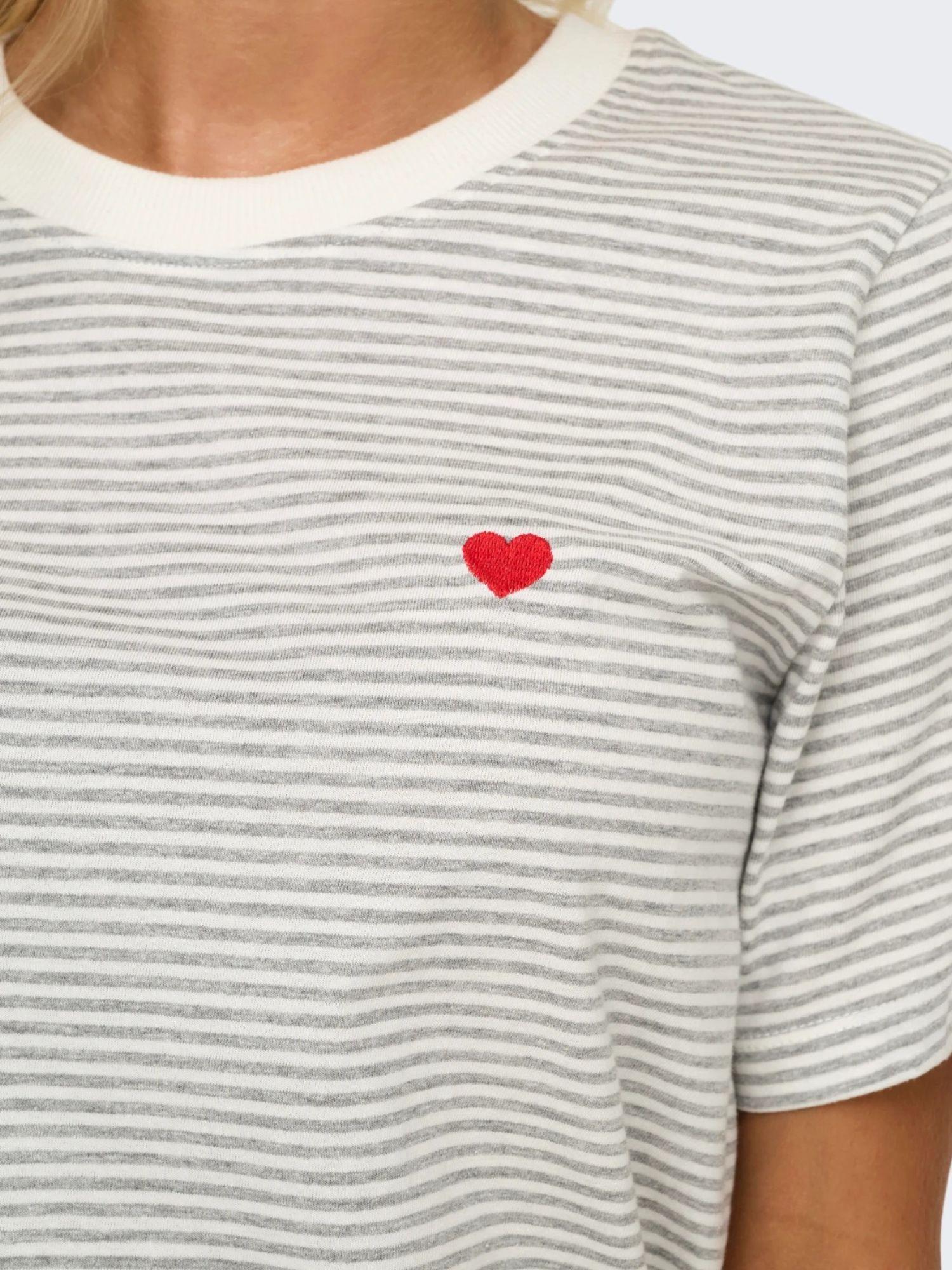 Jacqueline De Yong T-Shirt Donna Cloud Dancer Jdylion 15298612 Cloud Dancer LGM Y/D JACQUELINE DE YONG