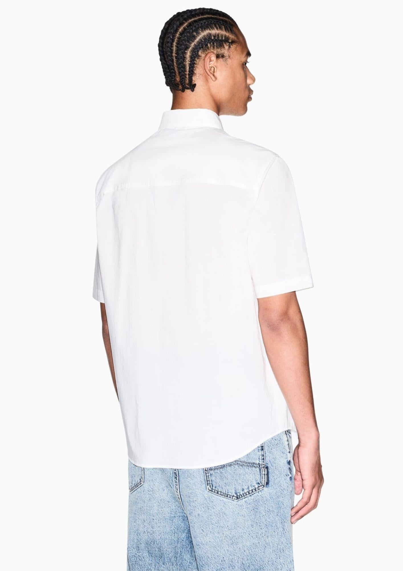 Armani Exchange Camicia Uomo Bianca XM002317 AF24533 U0009 ARMANI EXCHANGE