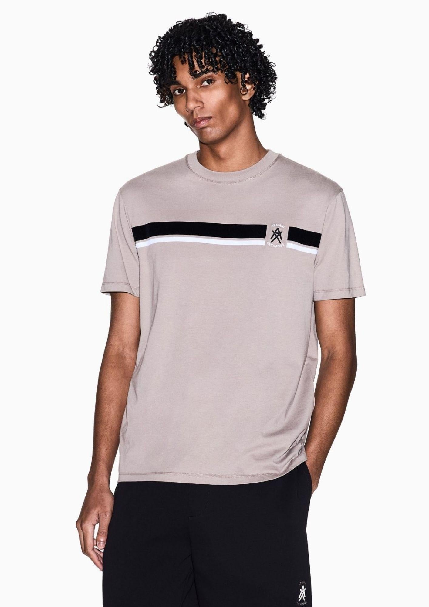 Armani Exchange T-Shirt Uomo Grigia XM001792 AF12308 U6107 ARMANI EXCHANGE