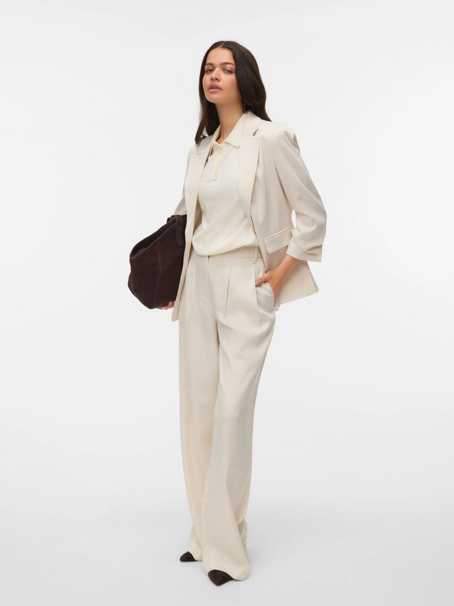 Vero Moda Pantaloni Donna Formali Birch VMSteffi 10340465 Birch VERO MODA
