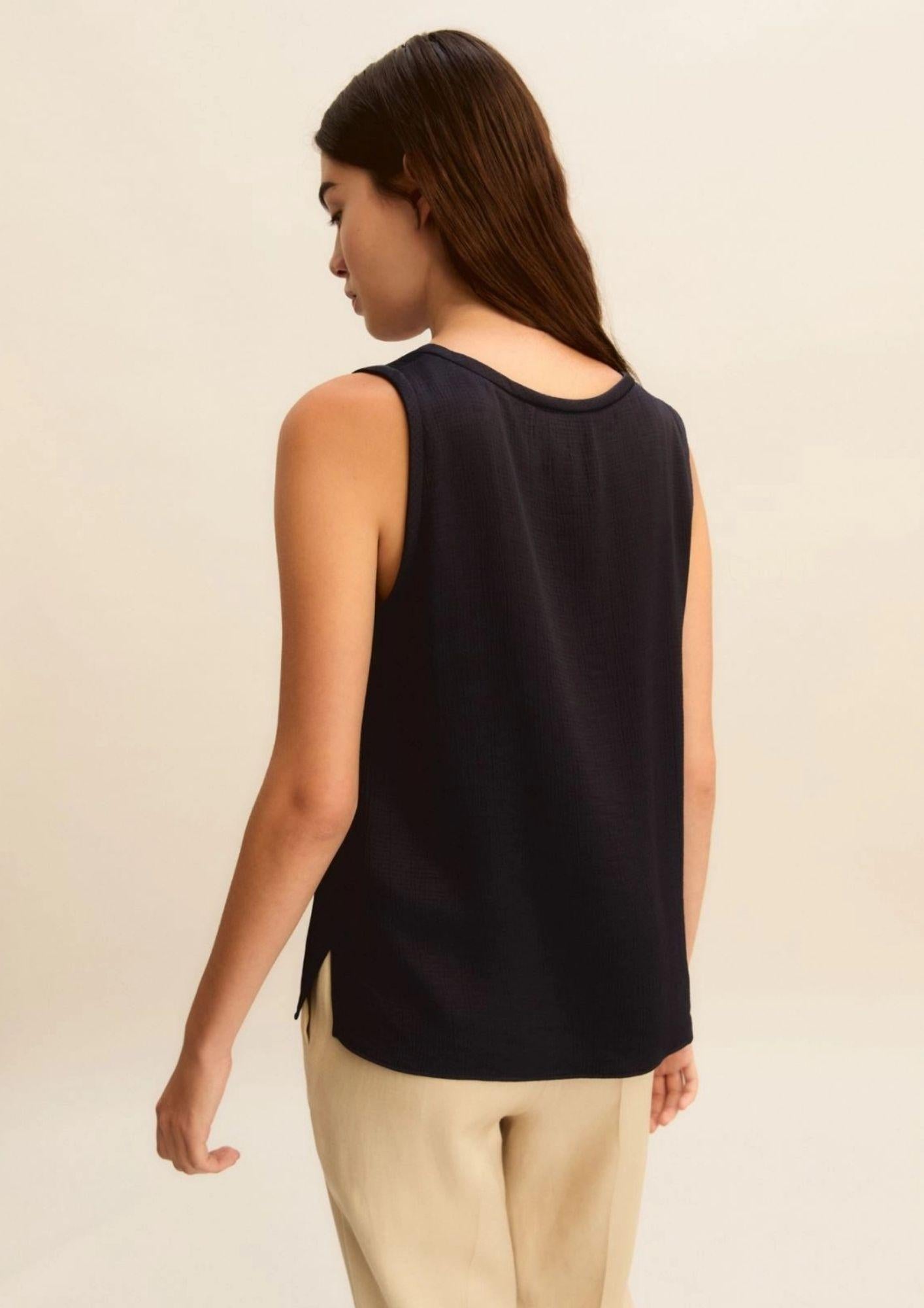 Emme Marella Canotta Donna Emmnembi Blu 2615161011200 007 EMME MARELLA