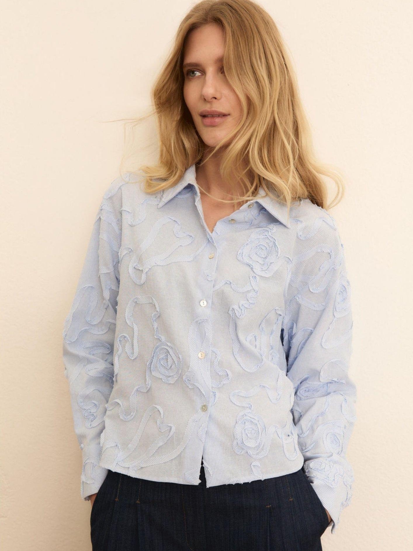 Emme Marella Camicia Donna Emipadre Azzurra 2615111024200 001 EMME MARELLA