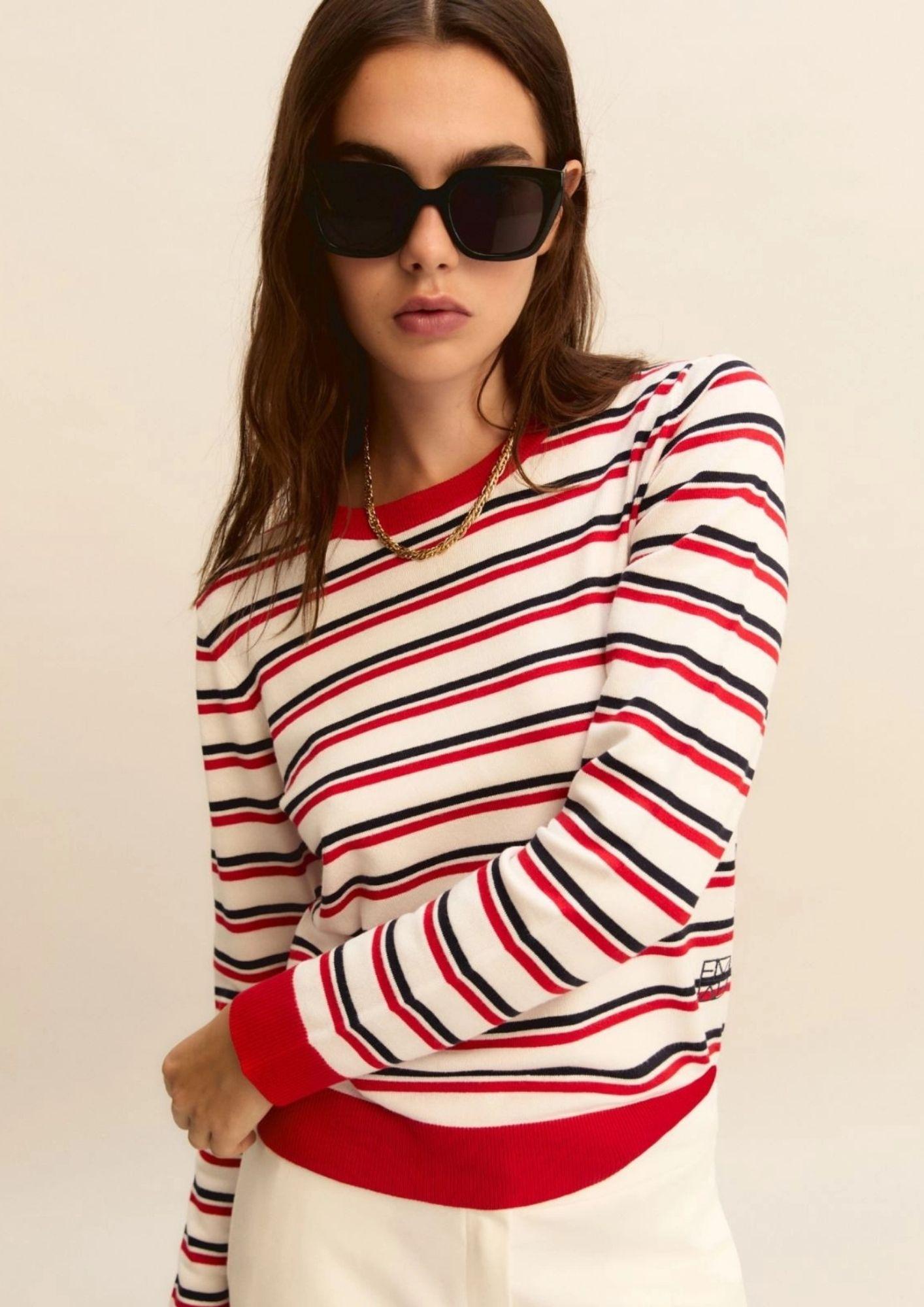 Emme Marella Maglia Donna Emmalpe Bianco 2615361171200 005 EMME MARELLA