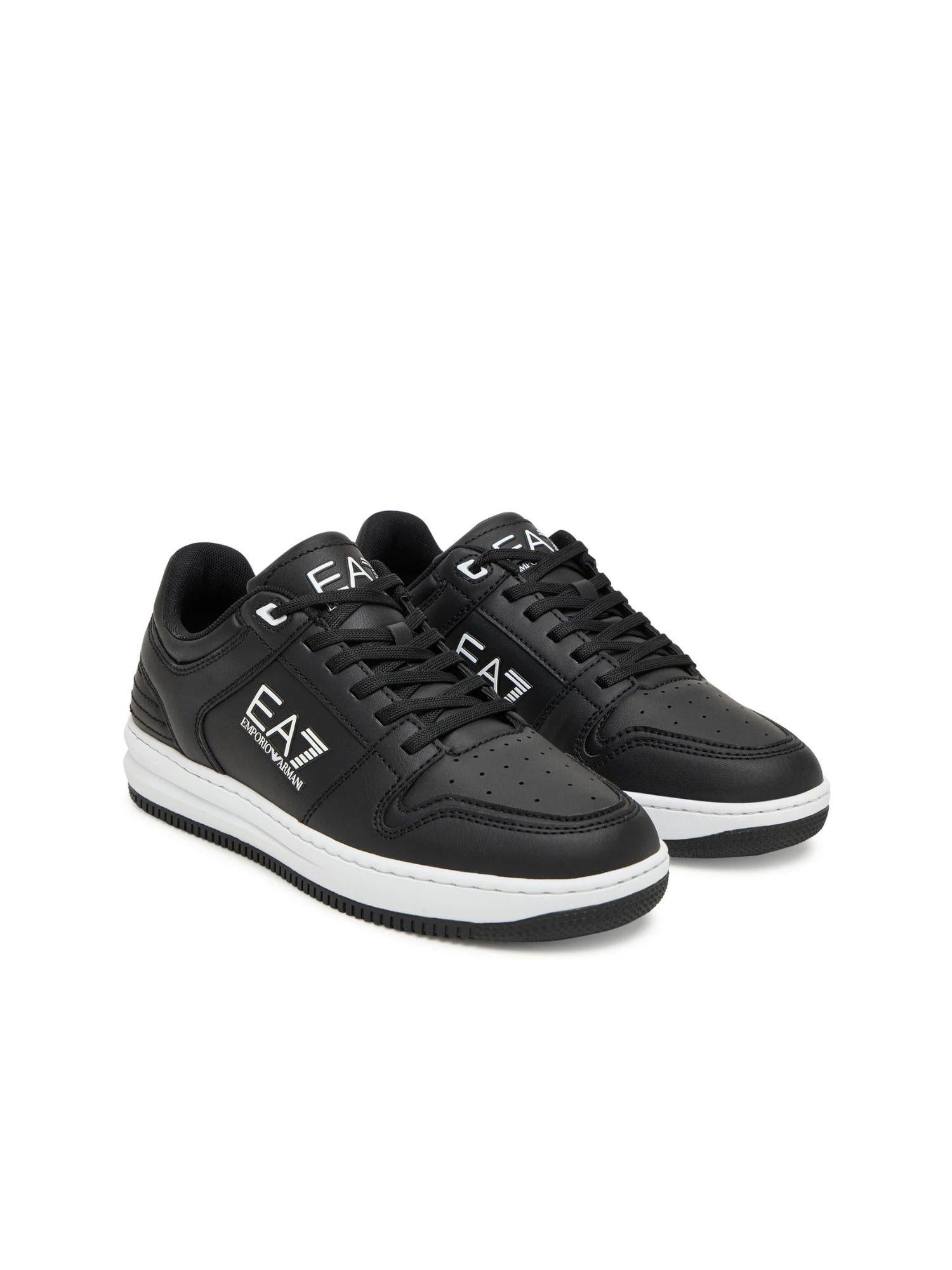 EA7 Emporio Armani Sneakers Uomo Slasher Nero Bianco 7X000345 AF11988 MC113 EA7 EMPORIO ARMANI