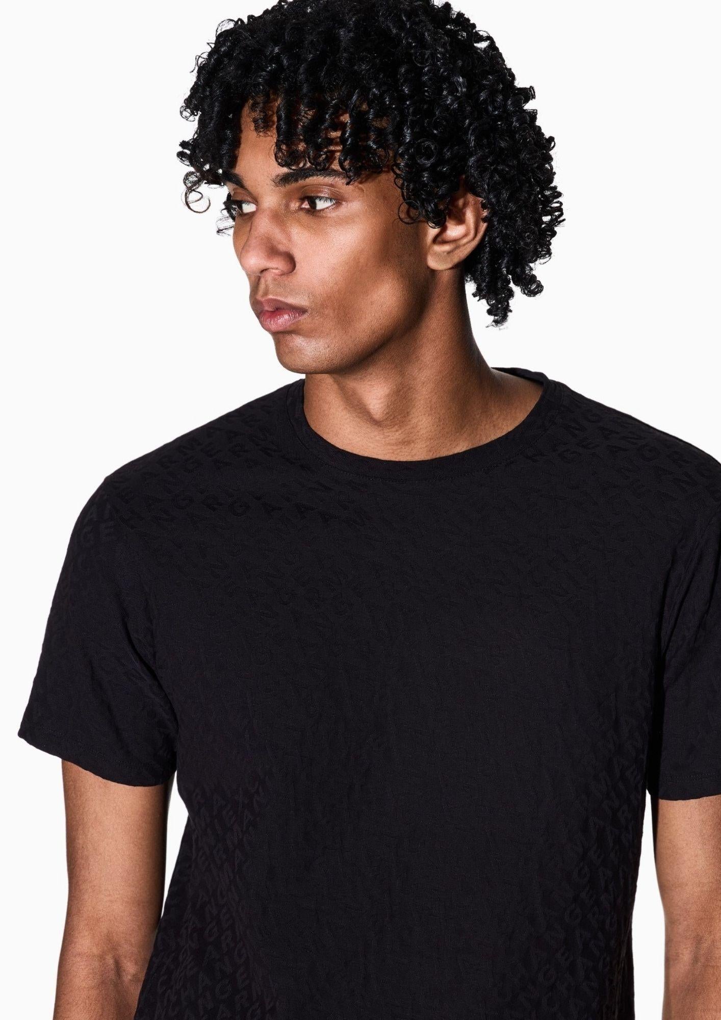 Armani Exchange T-Shirt Uomo Nera XM002821 AF10337 UC001 ARMANI EXCHANGE