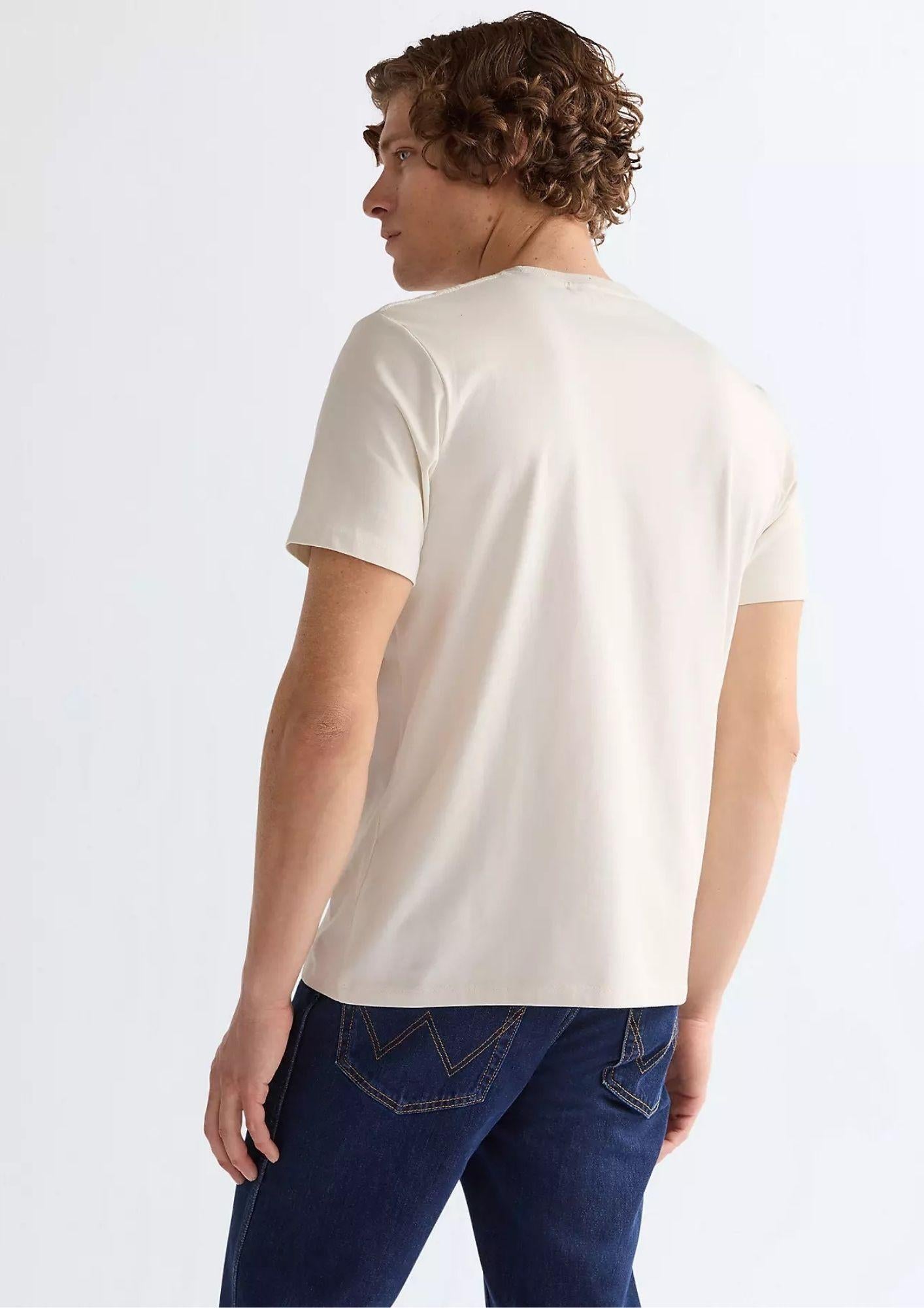 Wrangler T-Shirt Uomo Bianco Vintage 112351234 WHITE WRANGLER