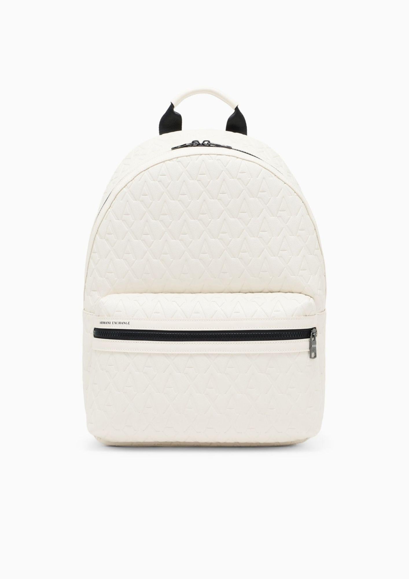 Armani Exchange Zaino Uomo Bianco XM000237 AF12133 U1074 ARMANI EXCHANGE