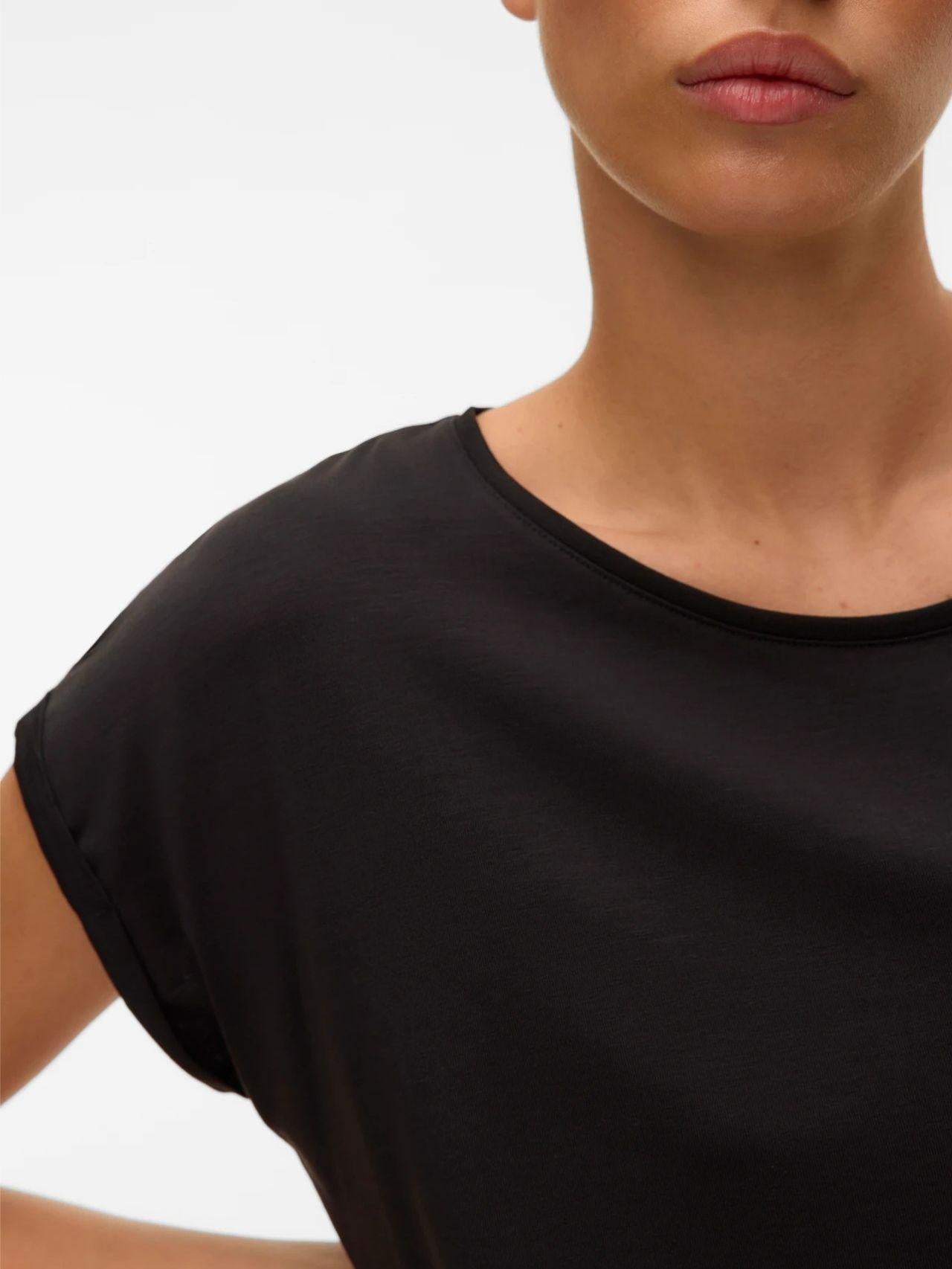 Vero Moda T-Shirt Donna Ava Nera 10284468 Black VERO MODA