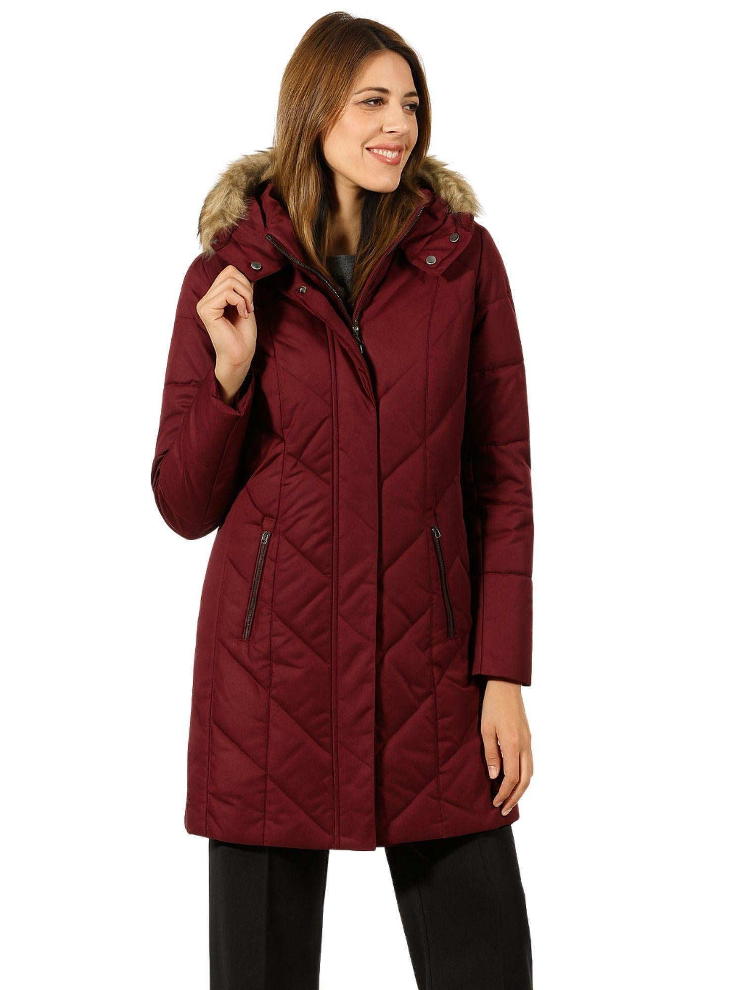 Satinette Giacca Invernale Donna Bordeaux 003 AGATA 21 SATINETTE