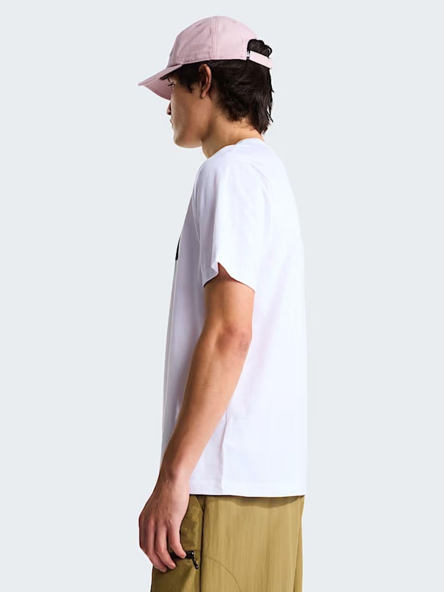 The North Face T-Shirt Uomo Bianca Evolution Half Dome Regular NF0A8B6J LA9 THE NORTH FACE