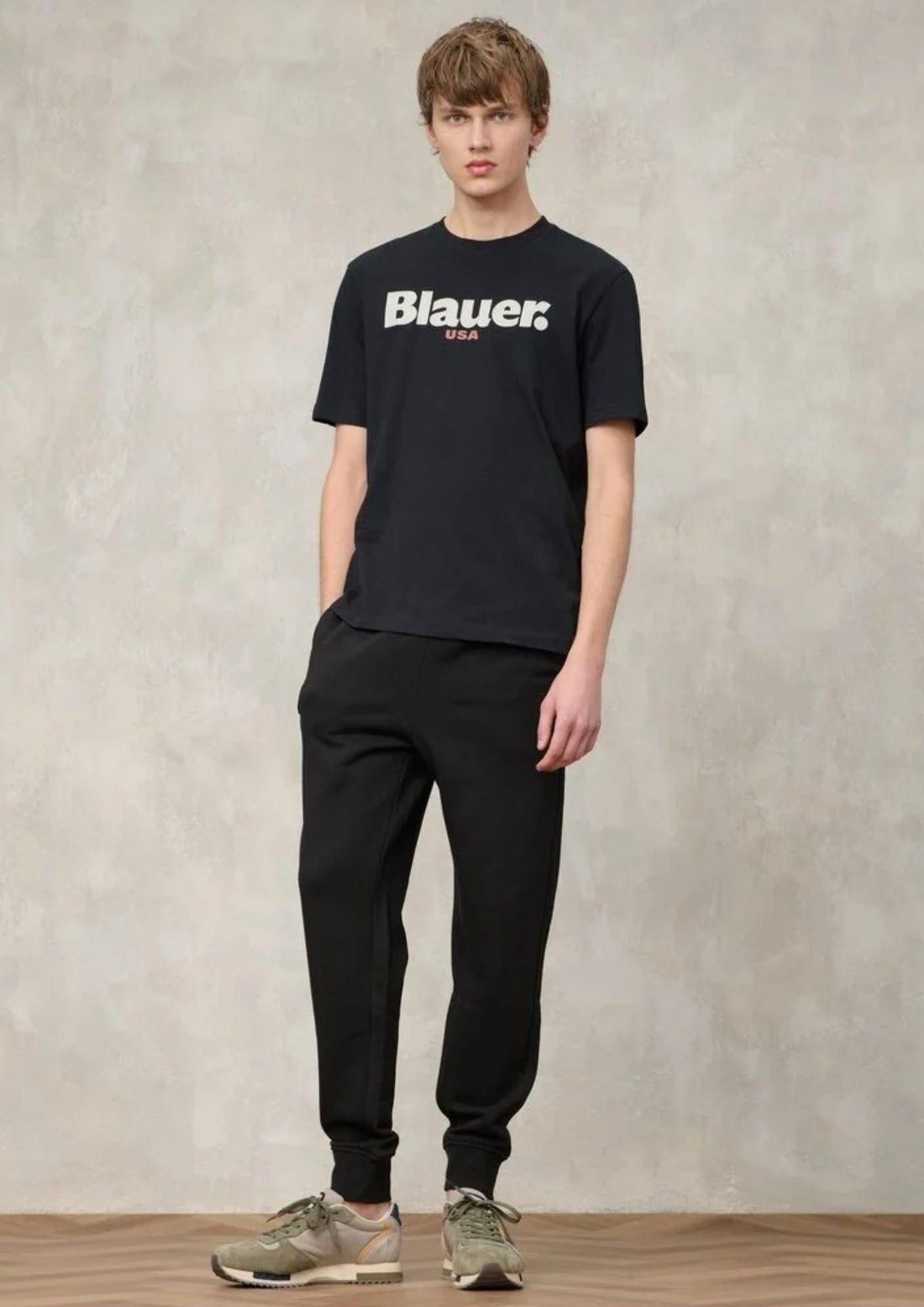 Blauer T-Shirt Uomo Ernst Nero BLUH02299 7439 999 BLAUER