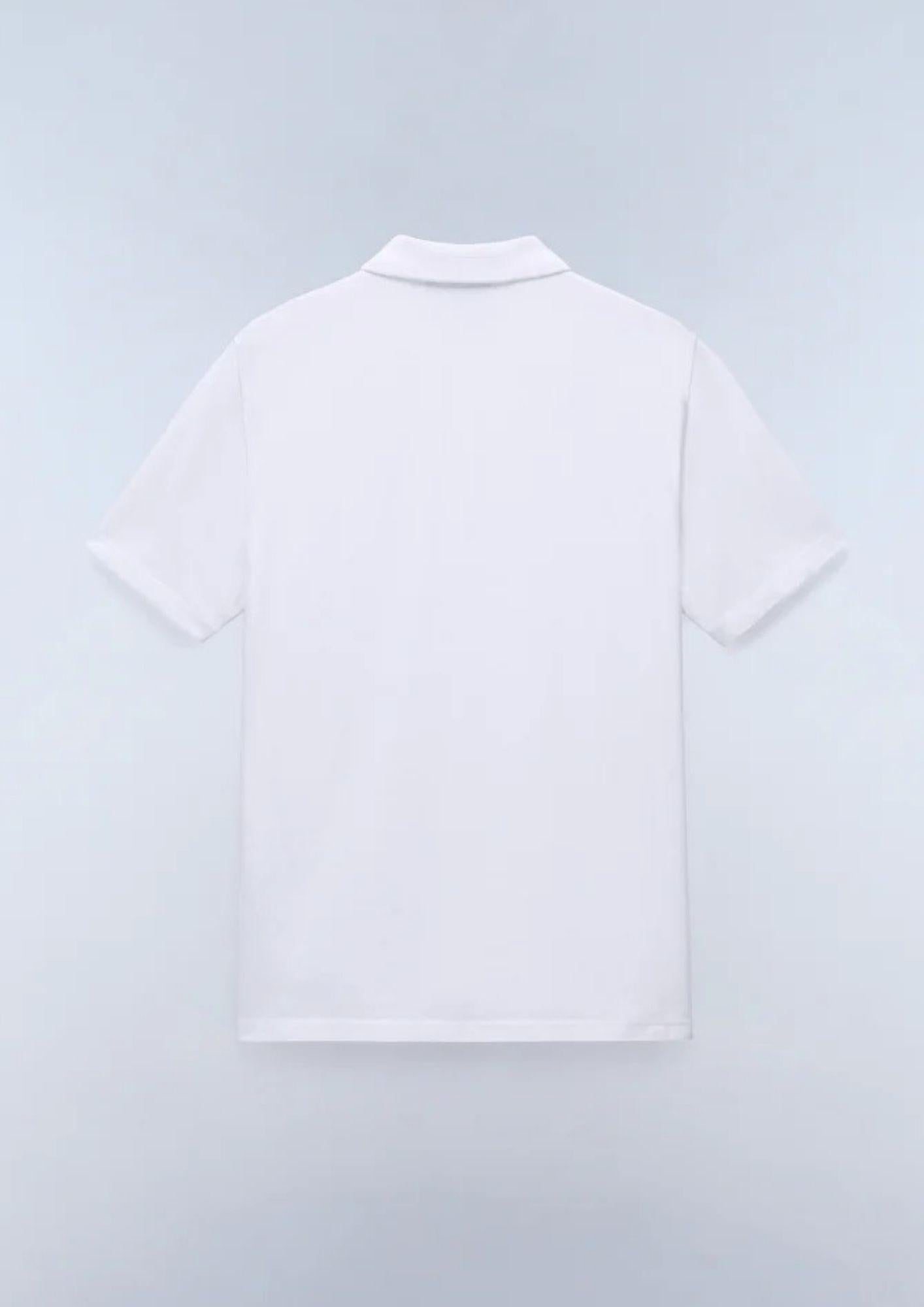 Napapijri Polo Uomo Ealis Bianca NP0A4H8B 002 NAPAPIJRI