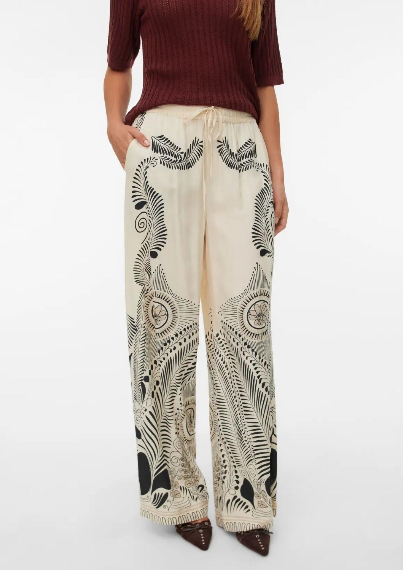 Vero Moda Pantalone Donna Lalita Grigio Betulla 10340012 Birch Zola VERO MODA