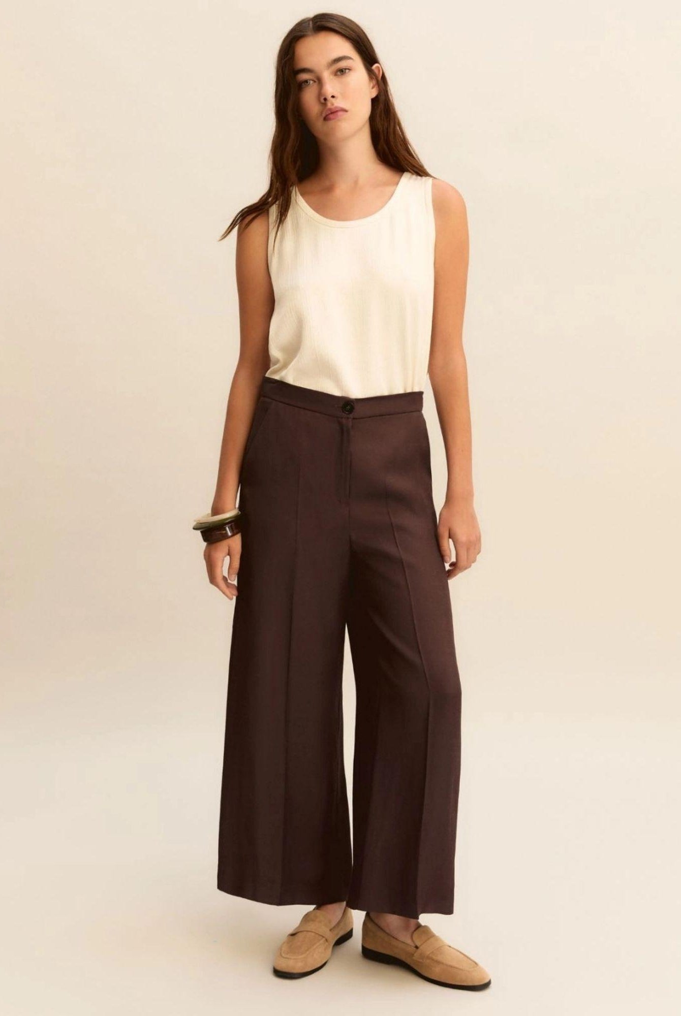 Emme Marella Pantalone Donna Emmalcuno Testa Di Moro 2615131041200 003 EMME MARELLA