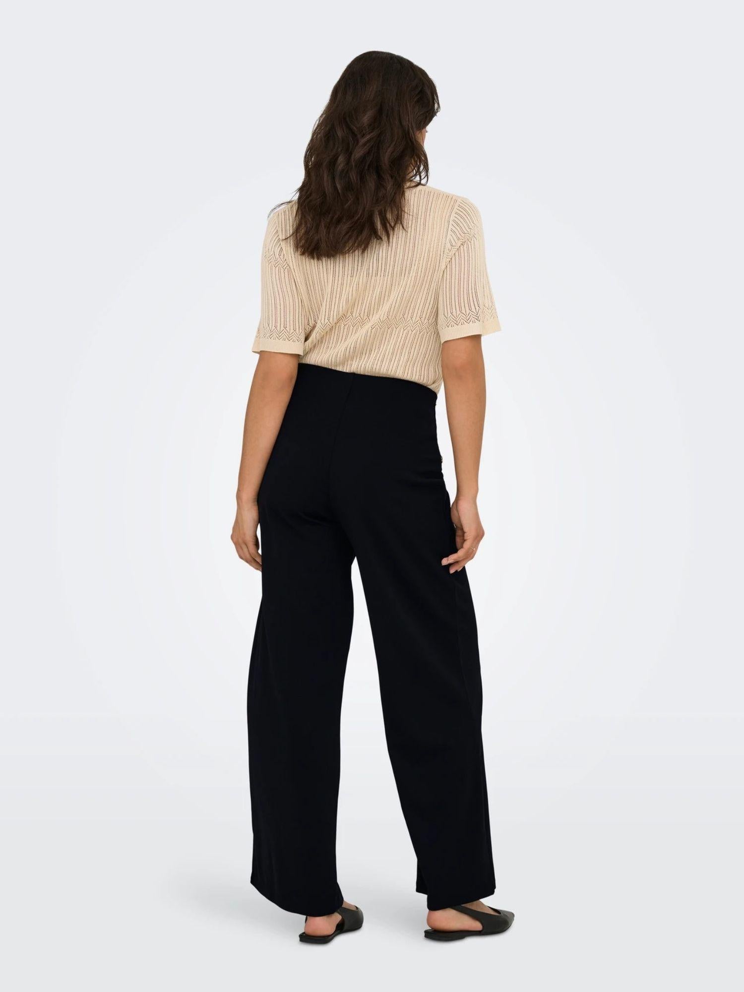 Jacqueline De Yong Pantaloni Donna Nero Jdygeggo 15343979 Black JACQUELINE DE YONG