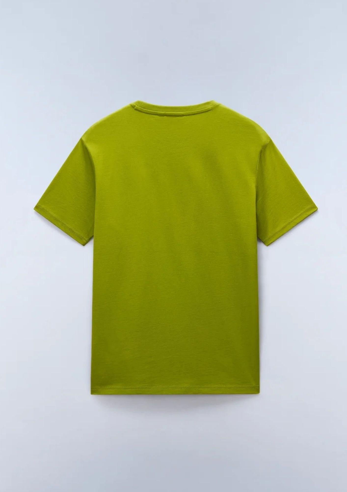 Napapaijri T-Shirt Uomo Verde Oro NP0A4H8D G3B NAPAPIJRI