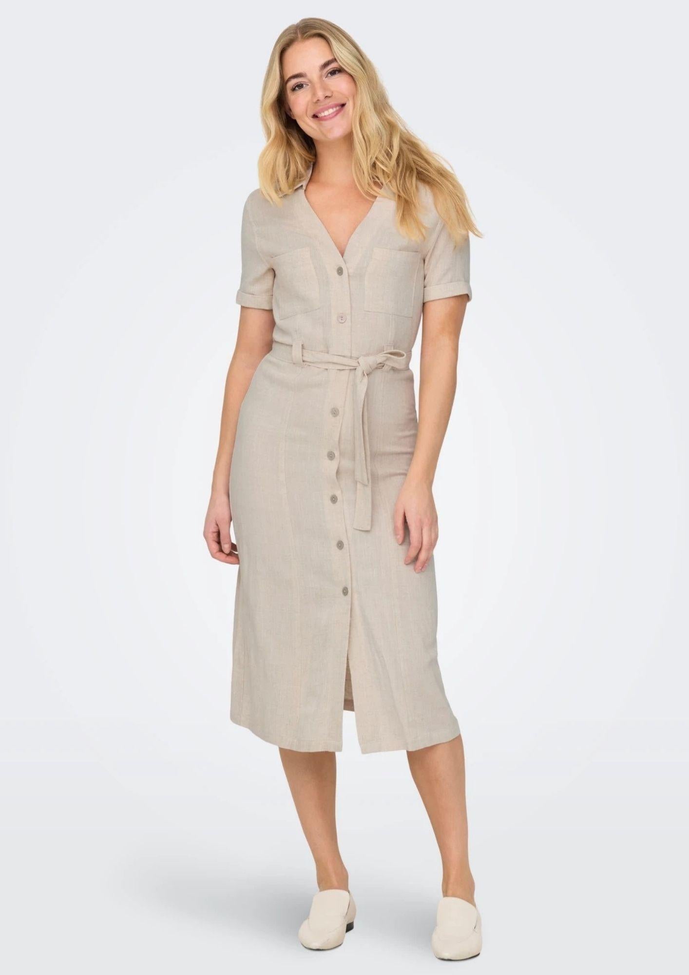 Only Abito Donna Siesta Grigio Luna 15347210 Moonbeam ONLY