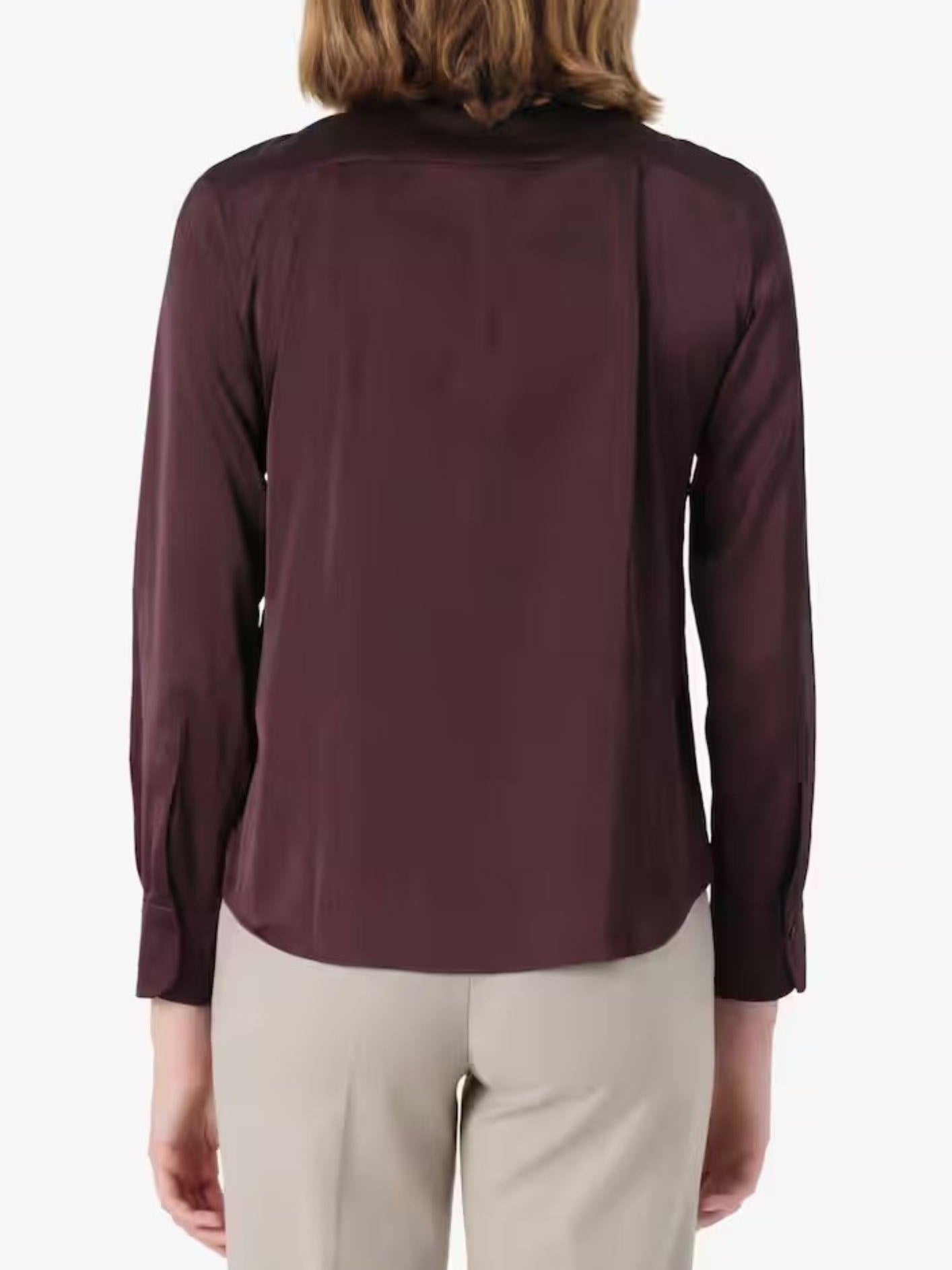 Emme Marella Camicia Donna Naples Bordeaux 2525116051200 005 EMME MARELLA