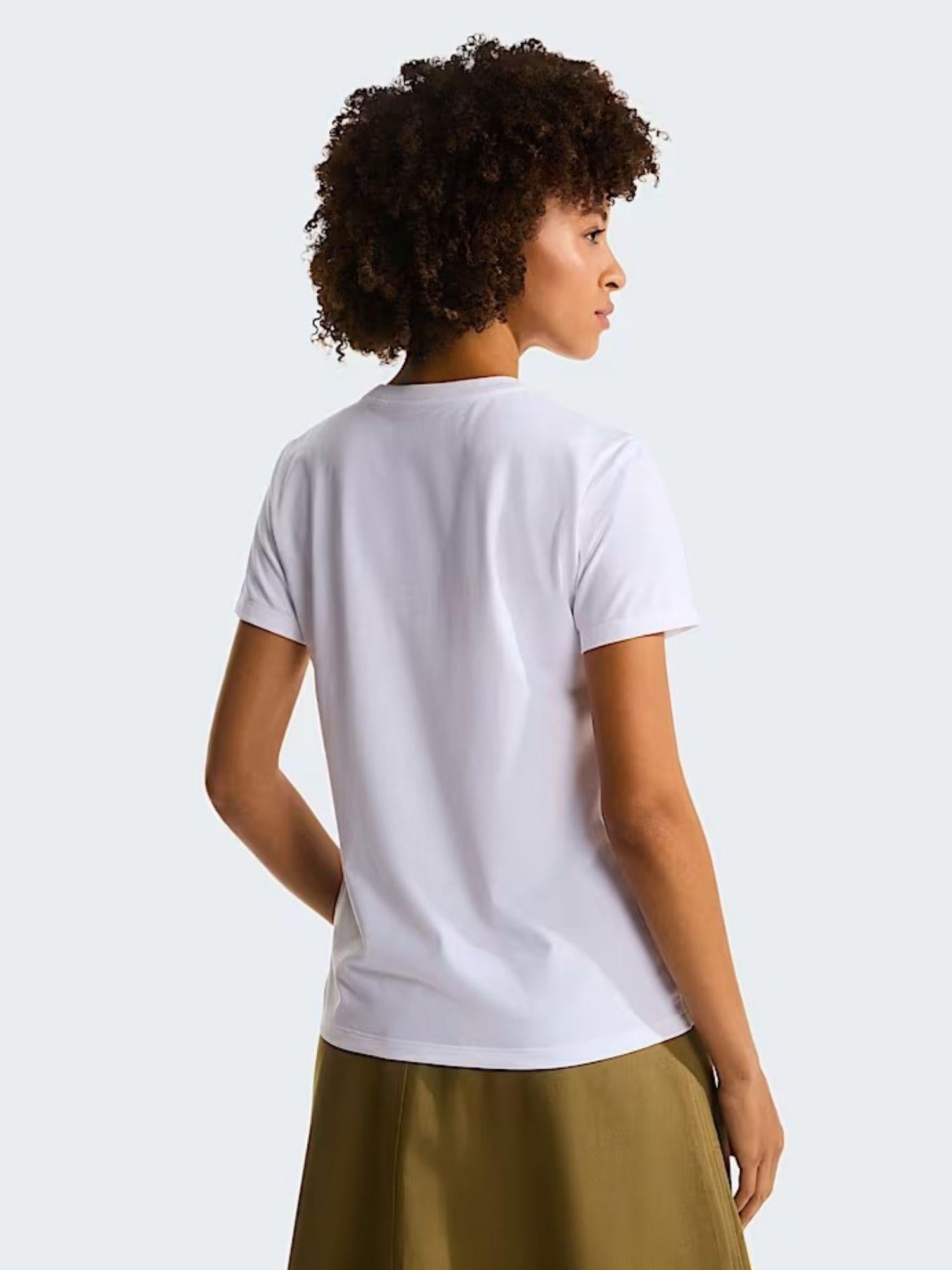 The North Face T-Shirt Donna Bianca Evolution Simple Dome Slim NF0A8FX7 FN4 THE NORTH FACE