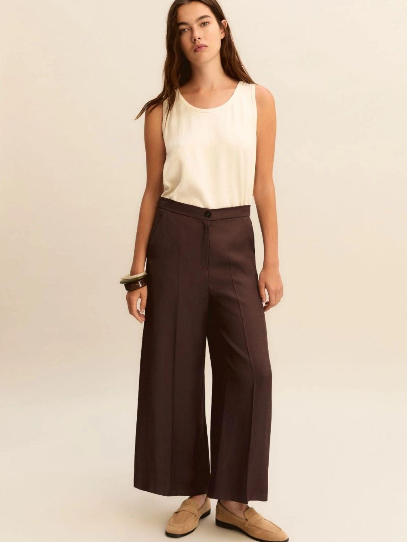 Emme Marella Pantalone Donna Emmalcuno Testa Di Moro 2615131041200 003 EMME MARELLA
