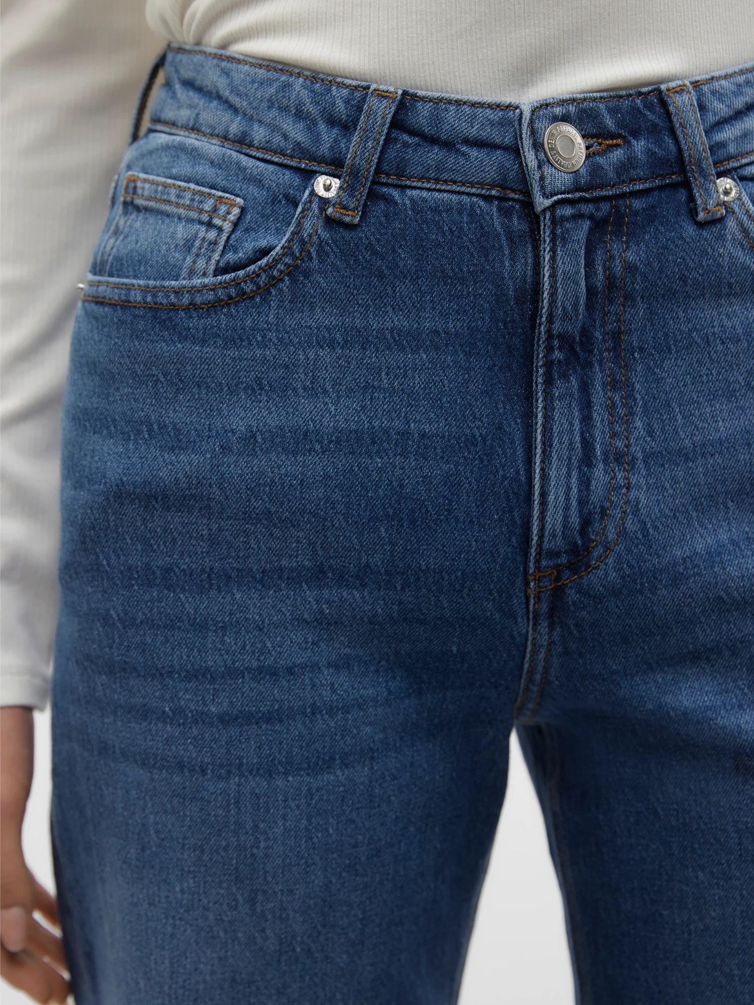 Vero Moda Jeans Donna Vita Alta Wide Fit Medium Blue VMTessa 10308153 Medium Blue Denim VERO MODA