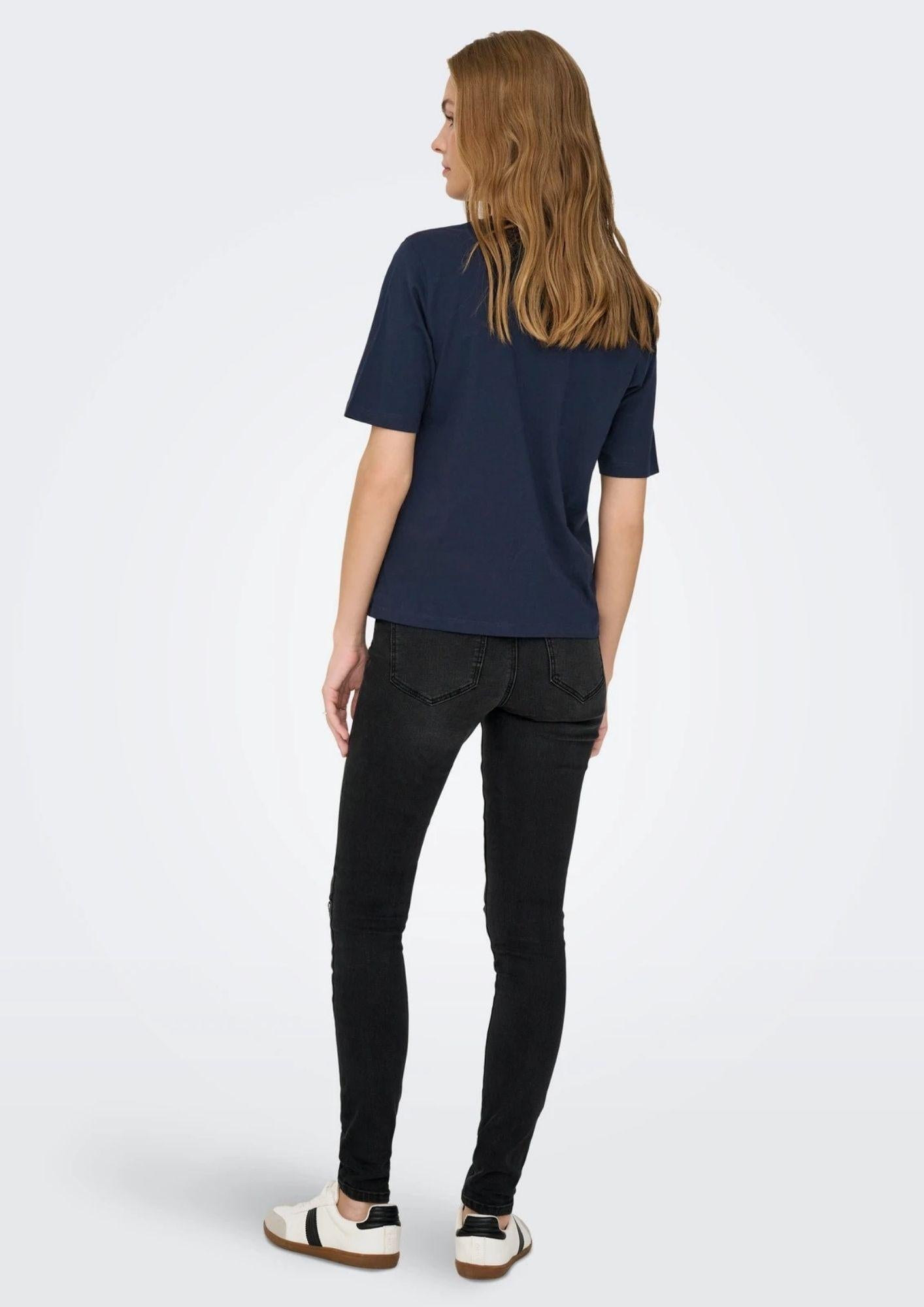 Jacqueline De Yong T-Shirt Donna Rex Blu Sky Captain 15344612 Sky Captain JACQUELINE DE YONG