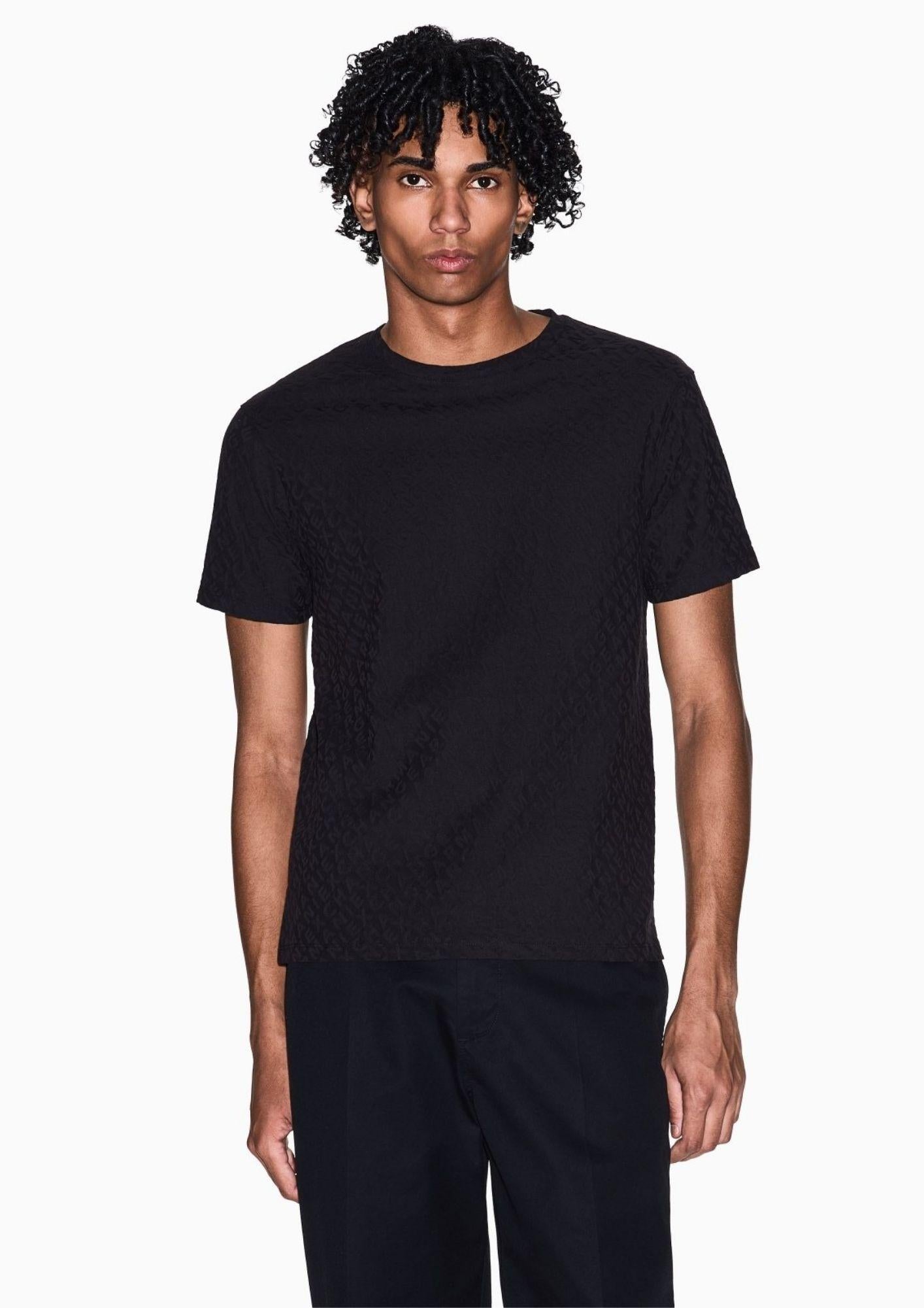 Armani Exchange T-Shirt Uomo Nera XM002821 AF10337 UC001 ARMANI EXCHANGE