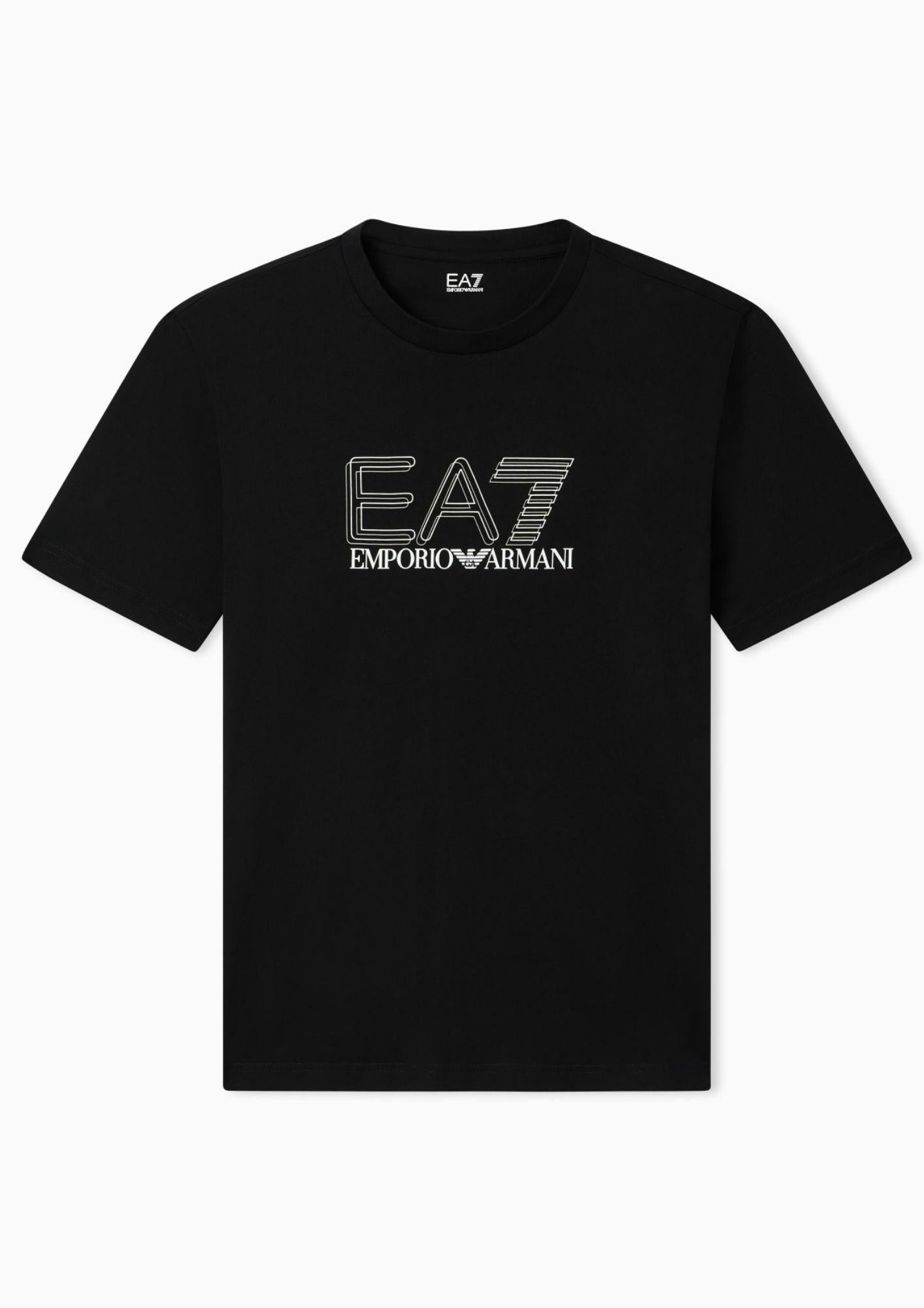 EA7 Emporio Armani T-Shirt Nera 7M001307 AF10375 UC001 EA7 EMPORIO ARMANI