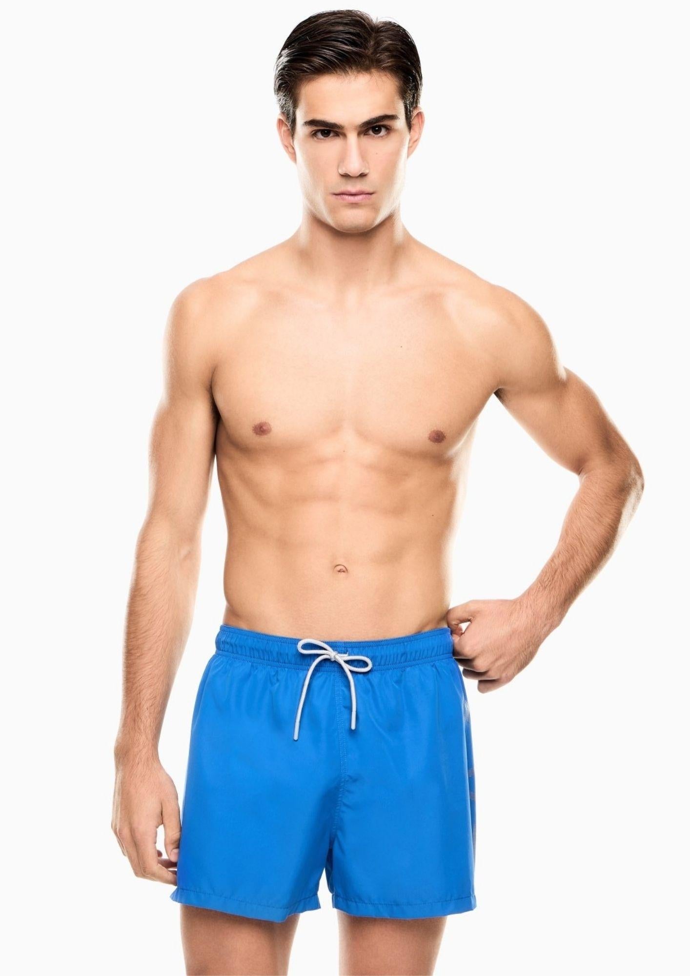 EA7 Emporio Armani Costume Uomo Turchese Argento 7M002001 AF14497 MB015 EA7 EMPORIO ARMANI