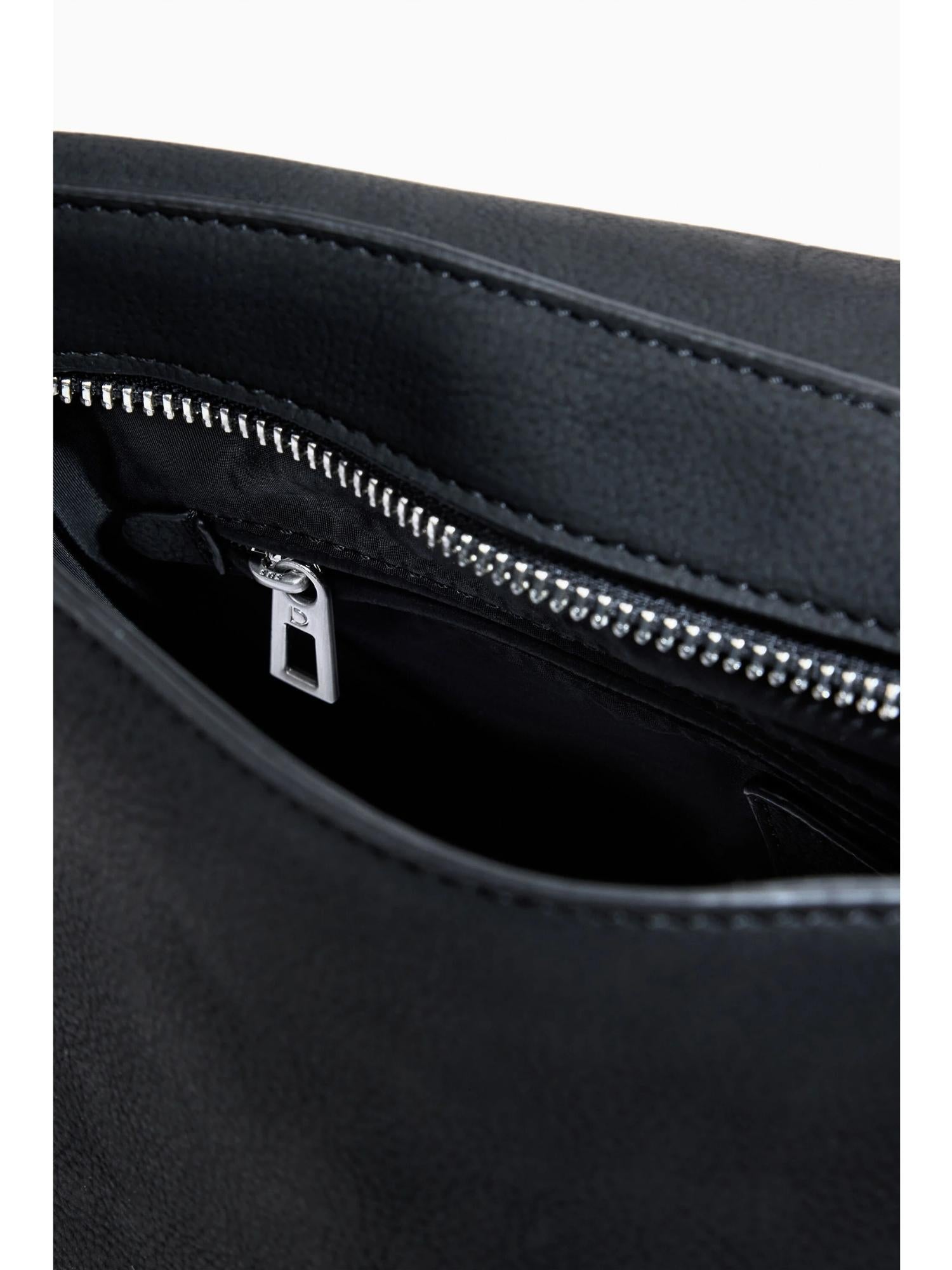 Desigual Borsa a tracolla effetto pelle con borchie piccola Donna Nero 25WAXPBH 2000 DESIGUAL