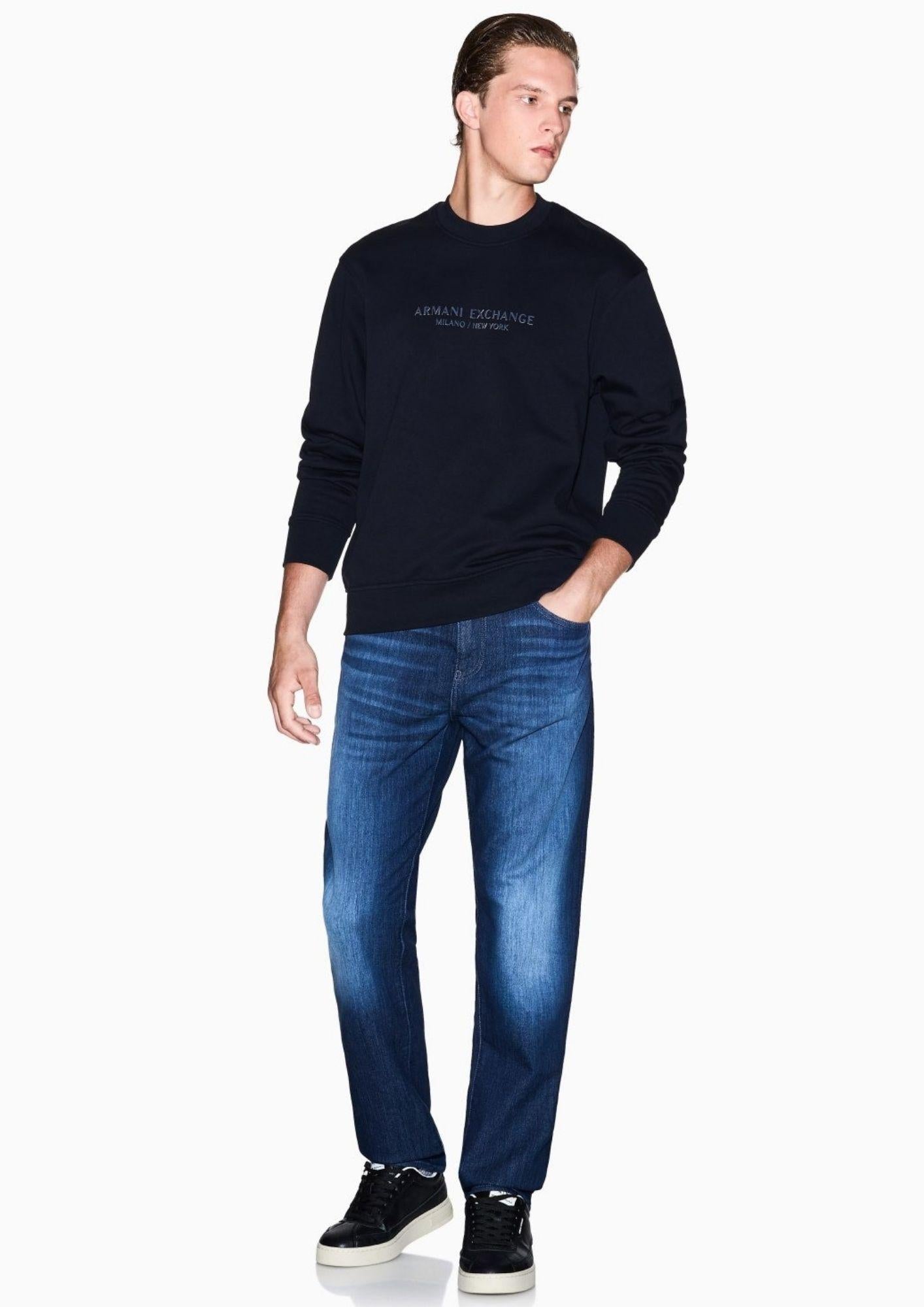 Armani Exchange Felpa Uomo Blu XM001284 AF20934 UB101 ARMANI EXCHANGE