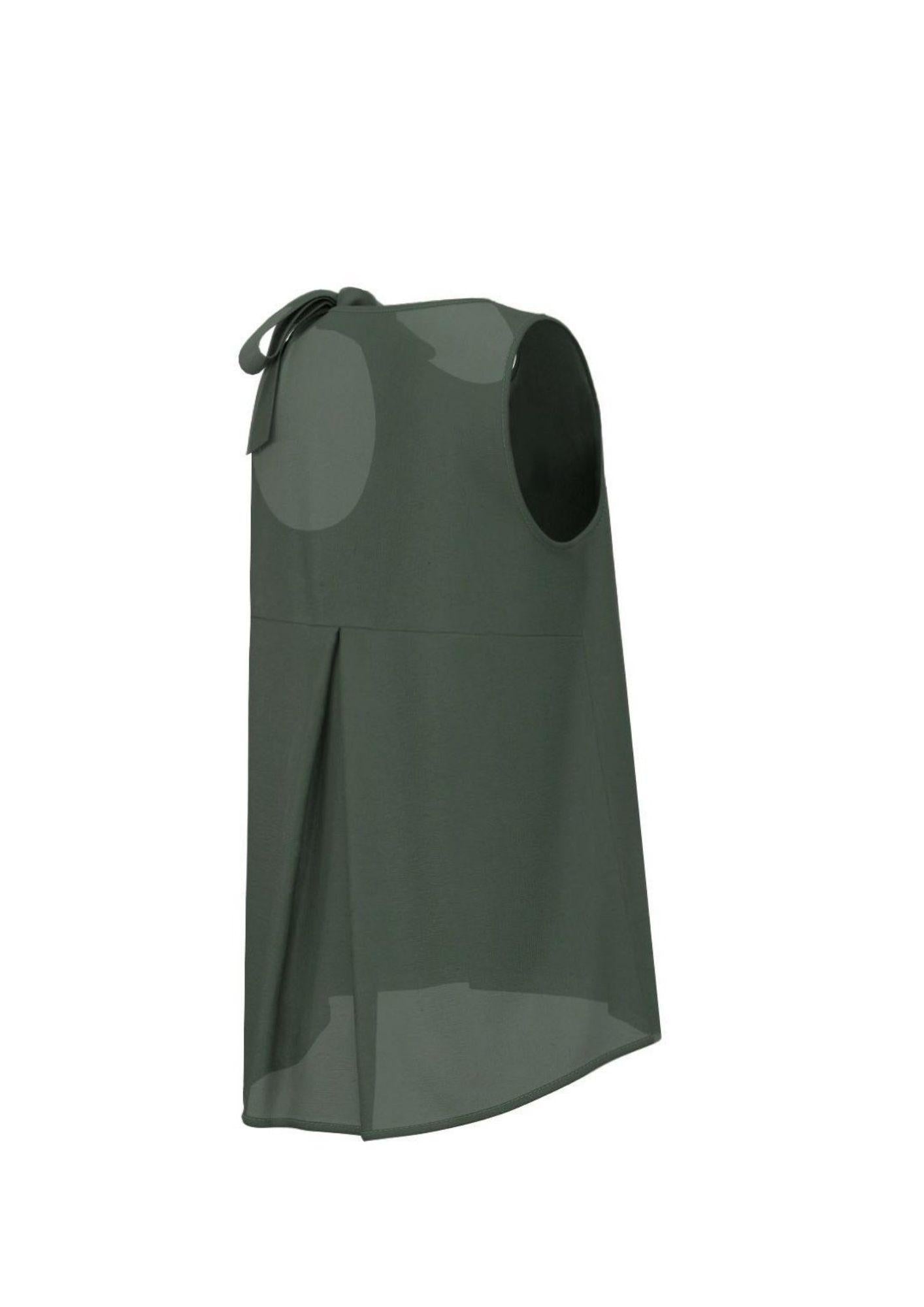 Emme Marella Top Donna Emmgalli Verde Scuro 2615161172200 004 EMME MARELLA