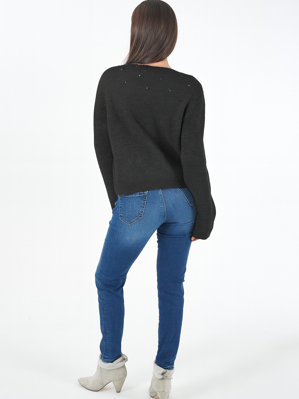 Yes Zee Maglia Donna Grigio Antracite M083 JZ00 0835 YES ZEE