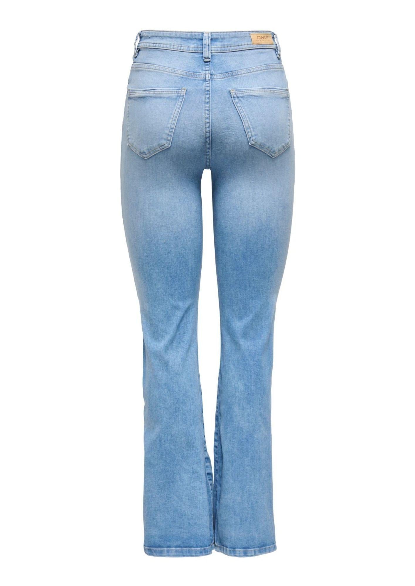 Only Jeans Donna Wauw Blu Denim Chiaro 15361594 Light Blue Denim ONLY
