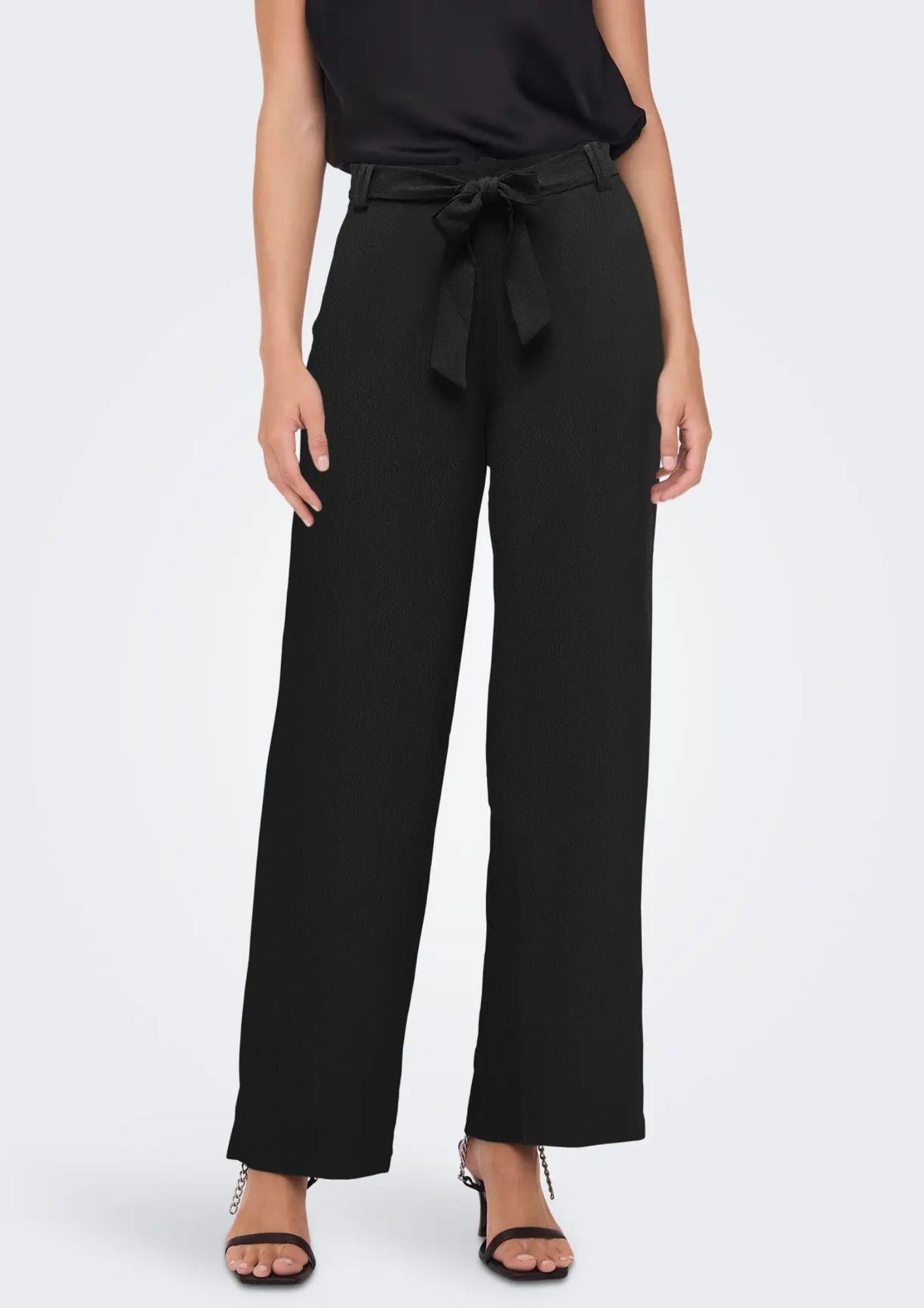 Only Pantalone Donna Nova Nero 15264446 Black ONLY