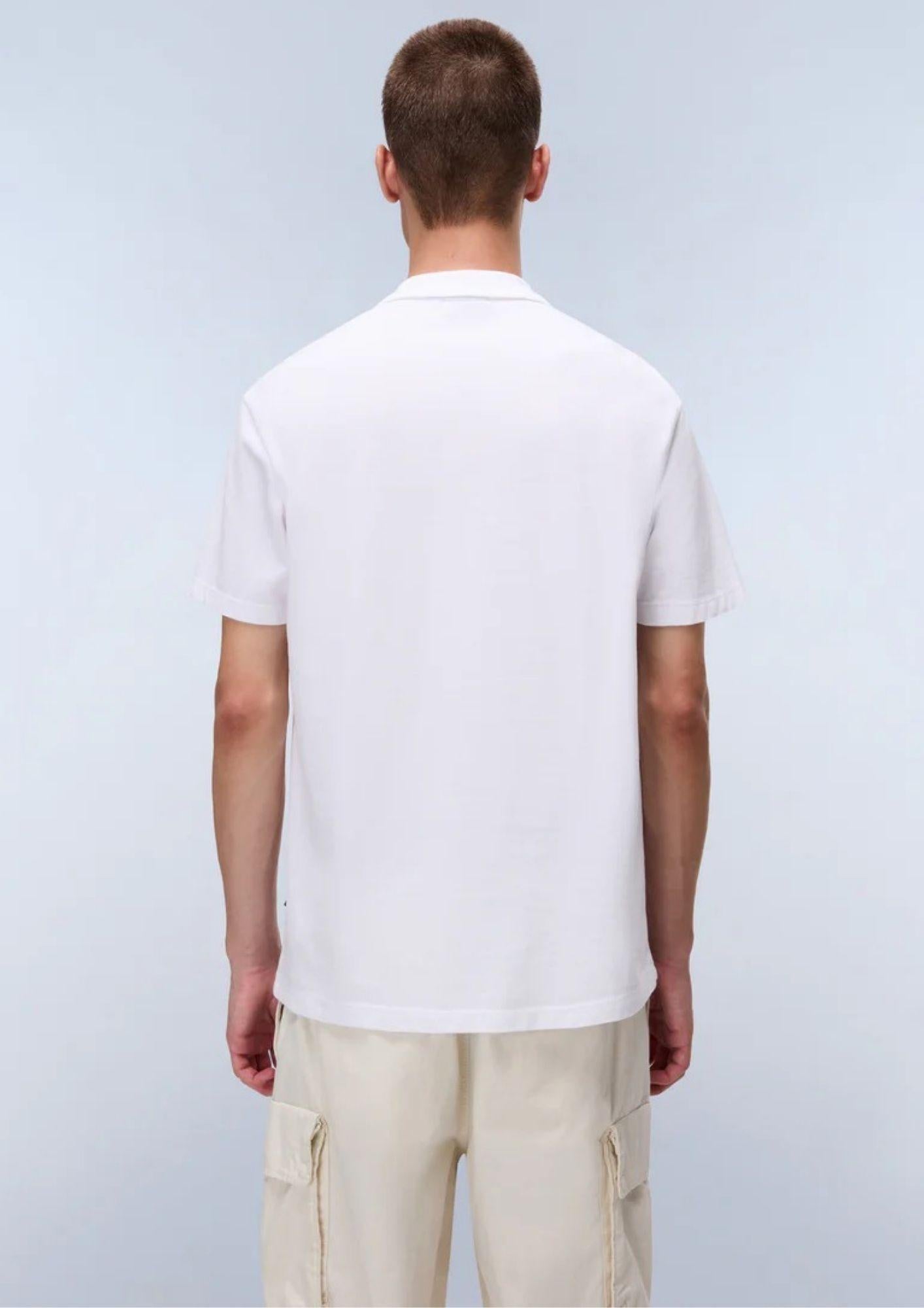 Napapijri Polo Uomo Ealis Bianca NP0A4H8B 002 NAPAPIJRI