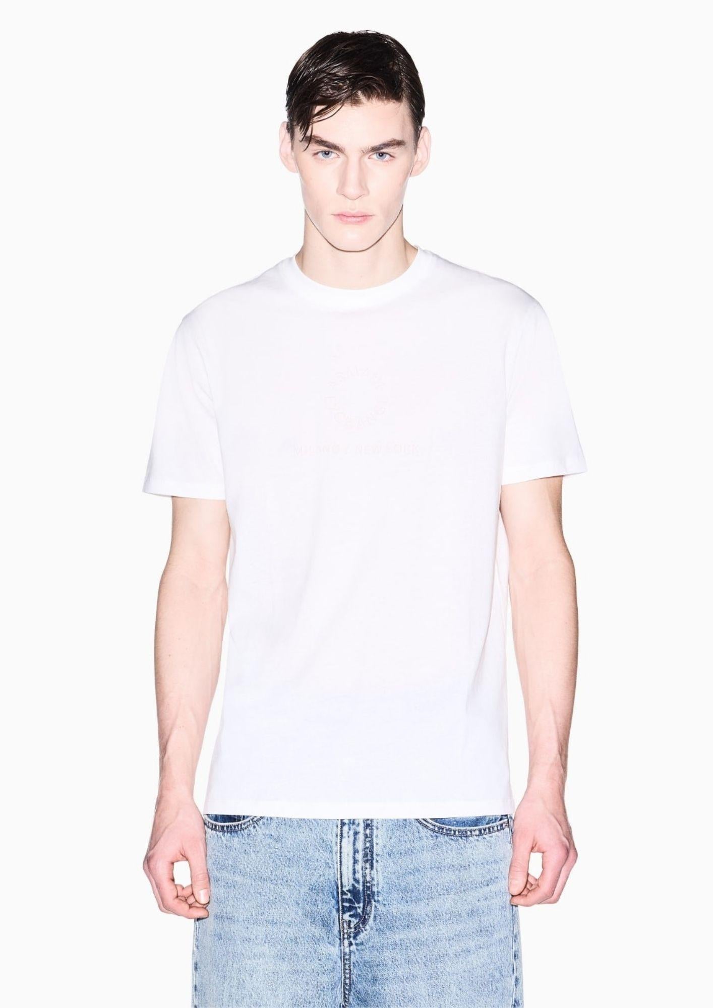 Armani Exchange T-Shirt Uomo Bianca XM002450 AF10356 U0009 ARMANI EXCHANGE