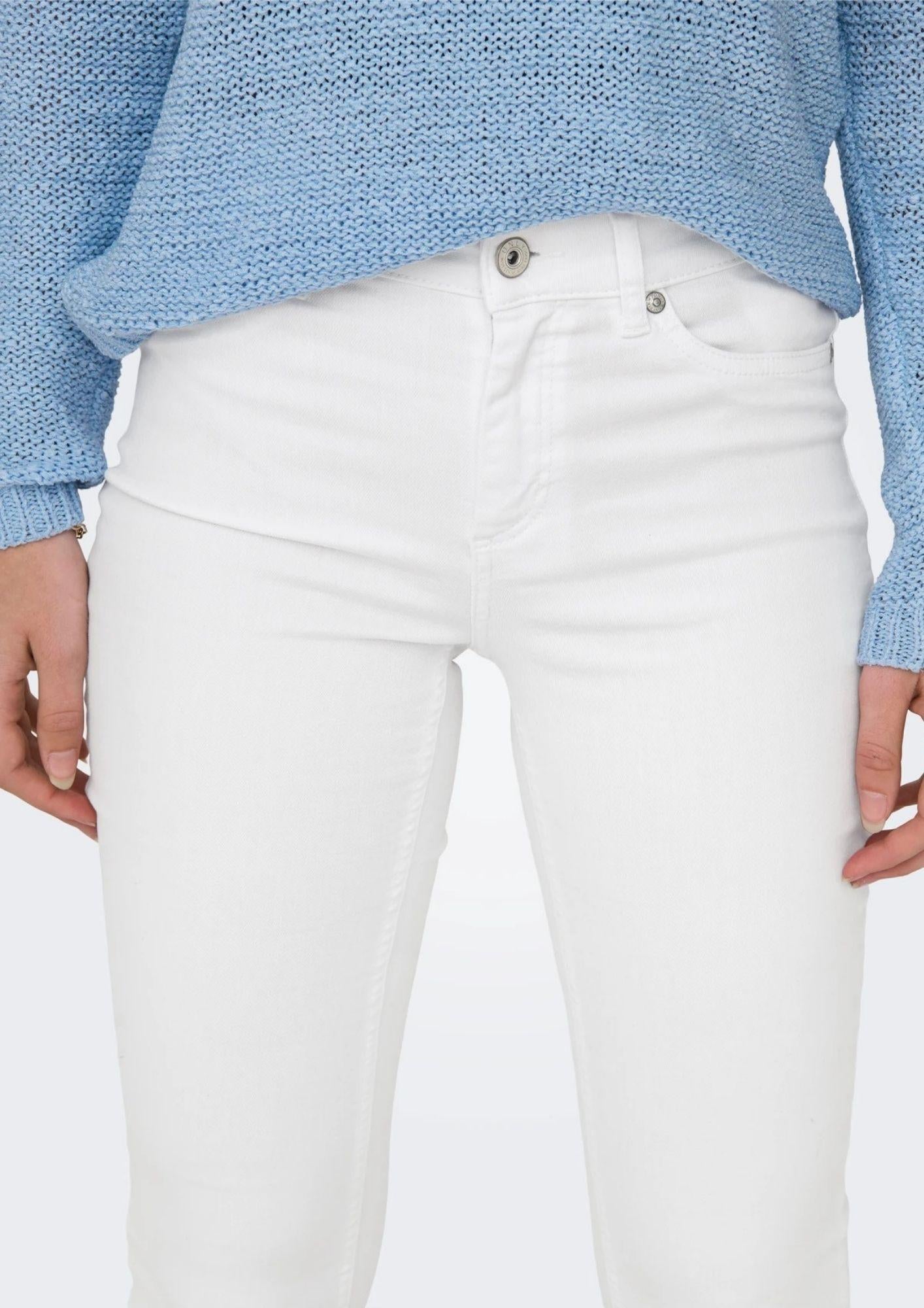 Only Jeans Donna Blush Bianco 15313015 White ONLY