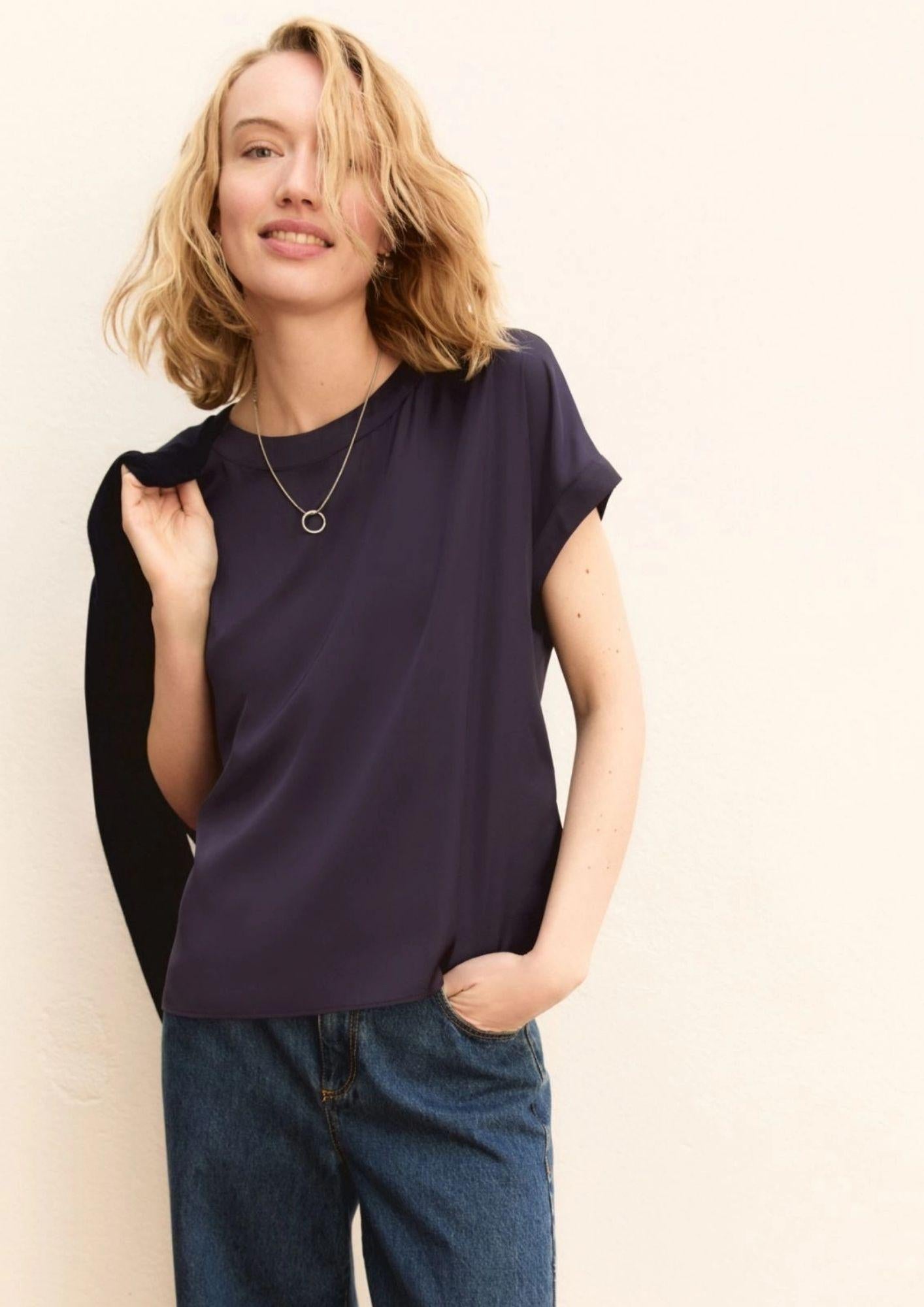 Emme Marella Camicia Donna Emmramo Blu 2615111031200 008 EMME MARELLA