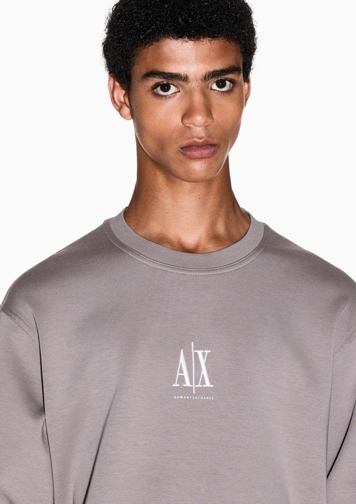 Armani Exchange Felpa Uomo Beige XM000368 AF10818 U6107 ARMANI EXCHANGE