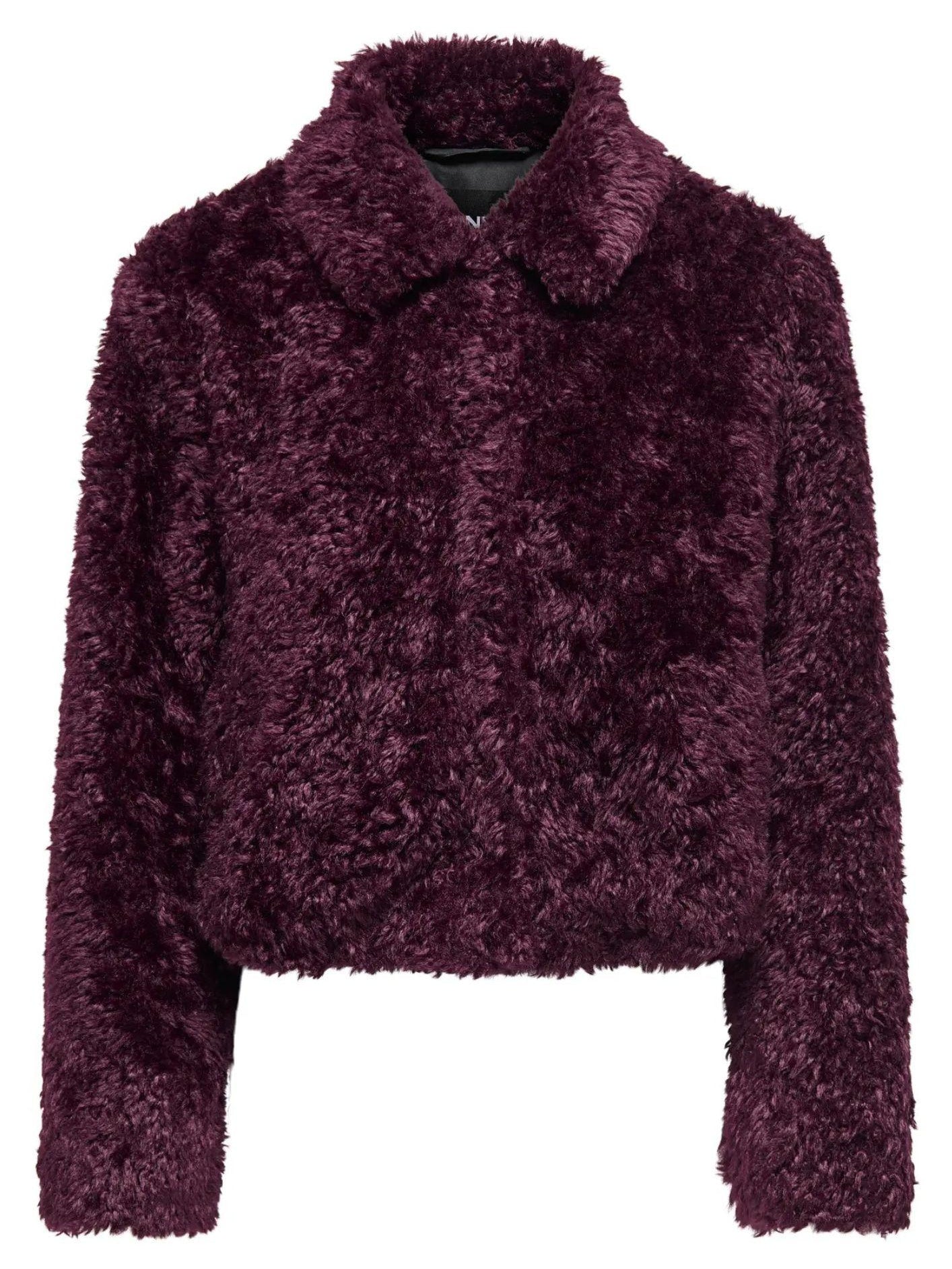 Only Giacca Teddy Donna Ginny Bordeaux 15352795 Mauve Wine ONLY