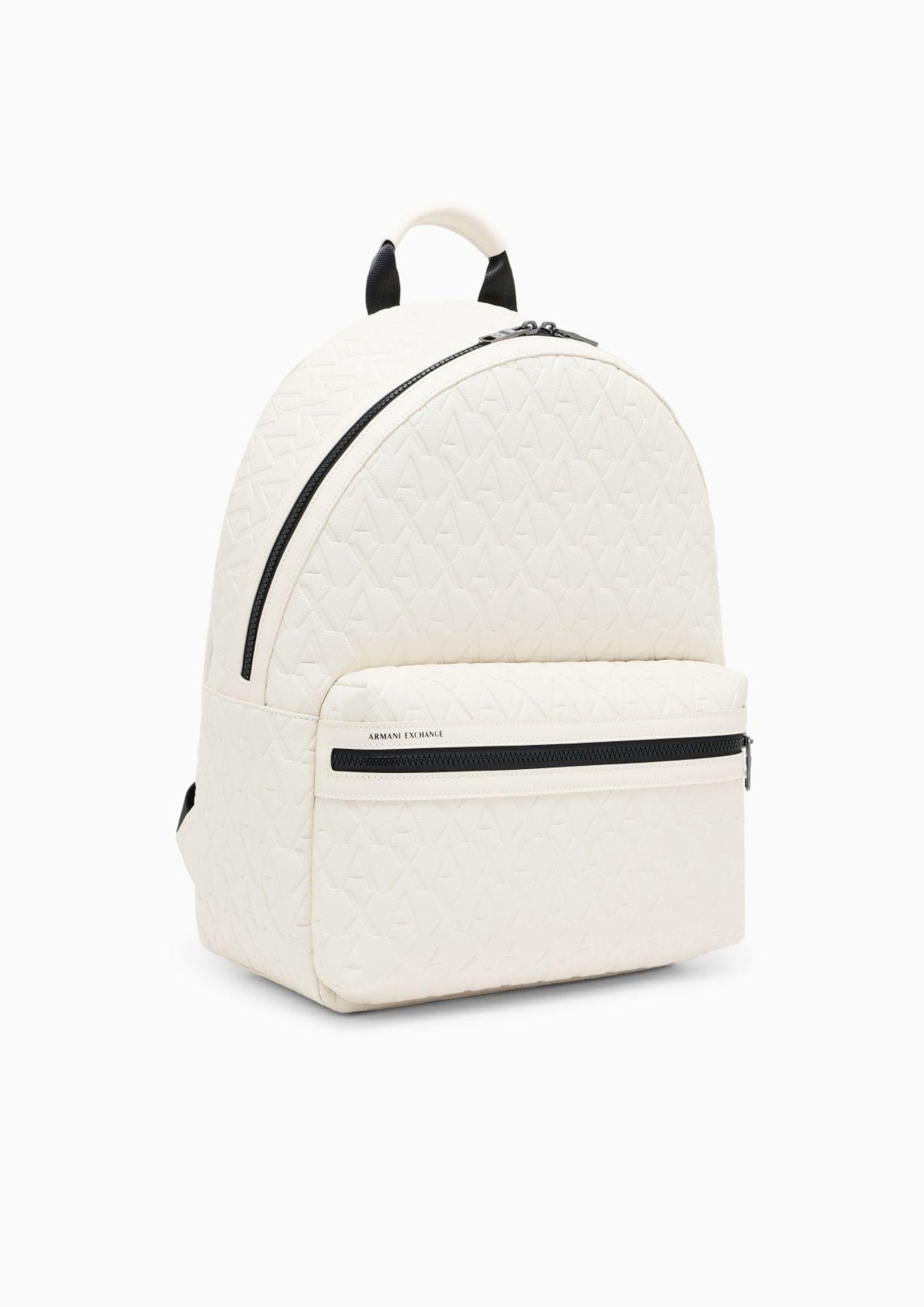 Armani Exchange Zaino Uomo Bianco XM000237 AF12133 U1074 ARMANI EXCHANGE