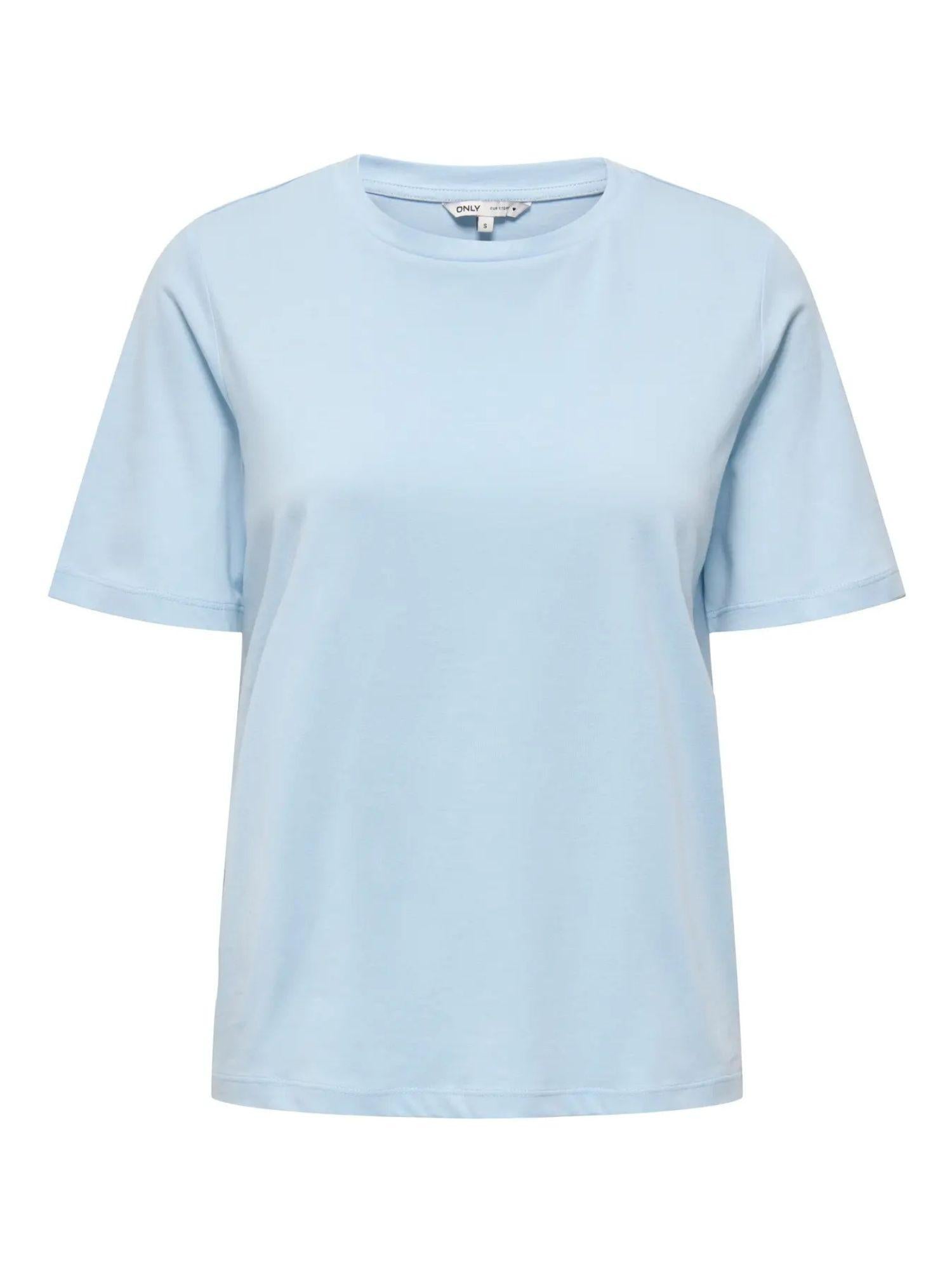 Only T-Shirt Donna Cashmere Blue Onlonly 15270390 Cashmere Blue ONLY