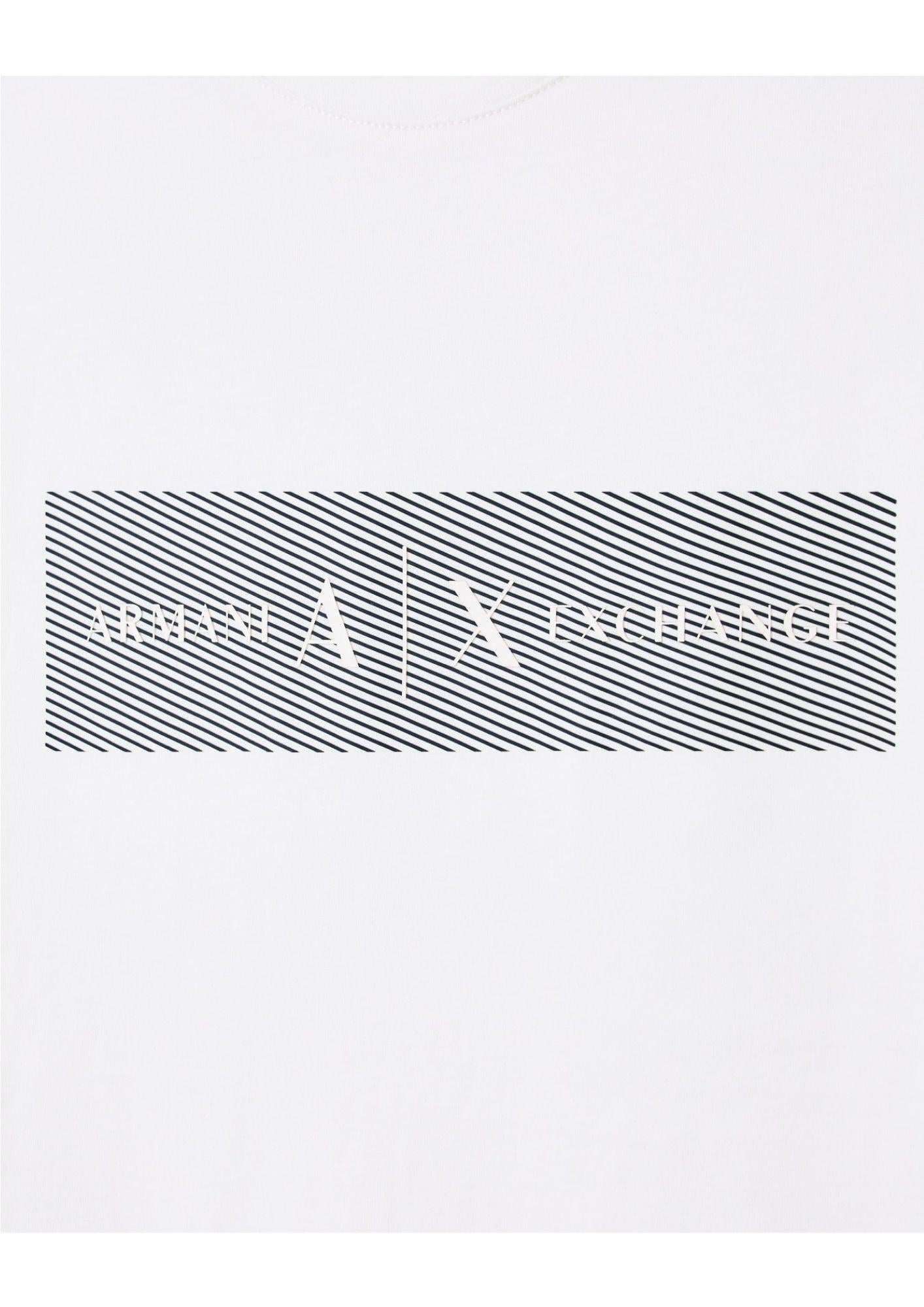 Armani Exchange T-Shirt Uomo Bianco Crema XM002472 AF10356 U1074 ARMANI EXCHANGE