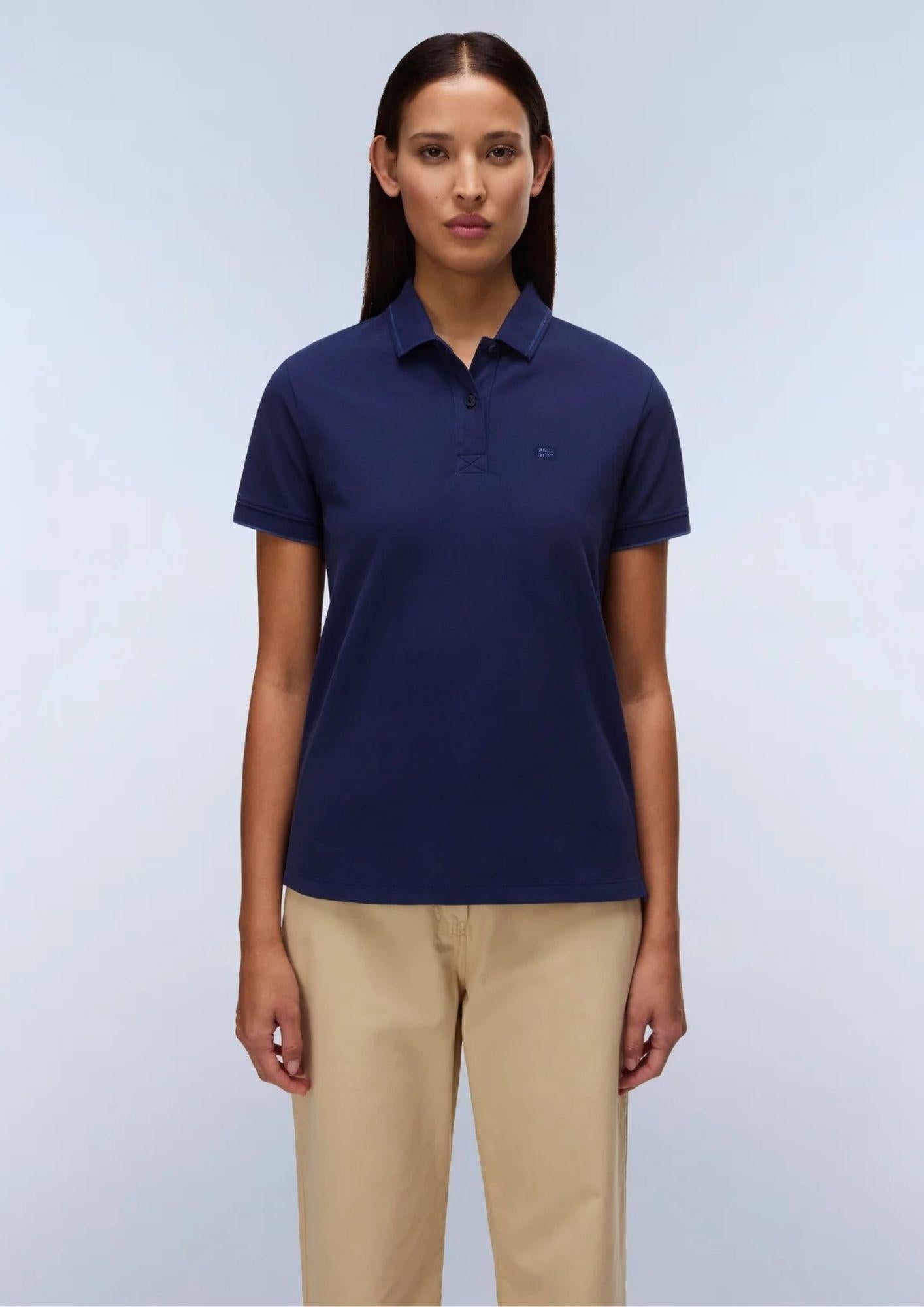 Napapijri Polo Donna Aurora Blu NP0A4H97 B2Q NAPAPIJRI
