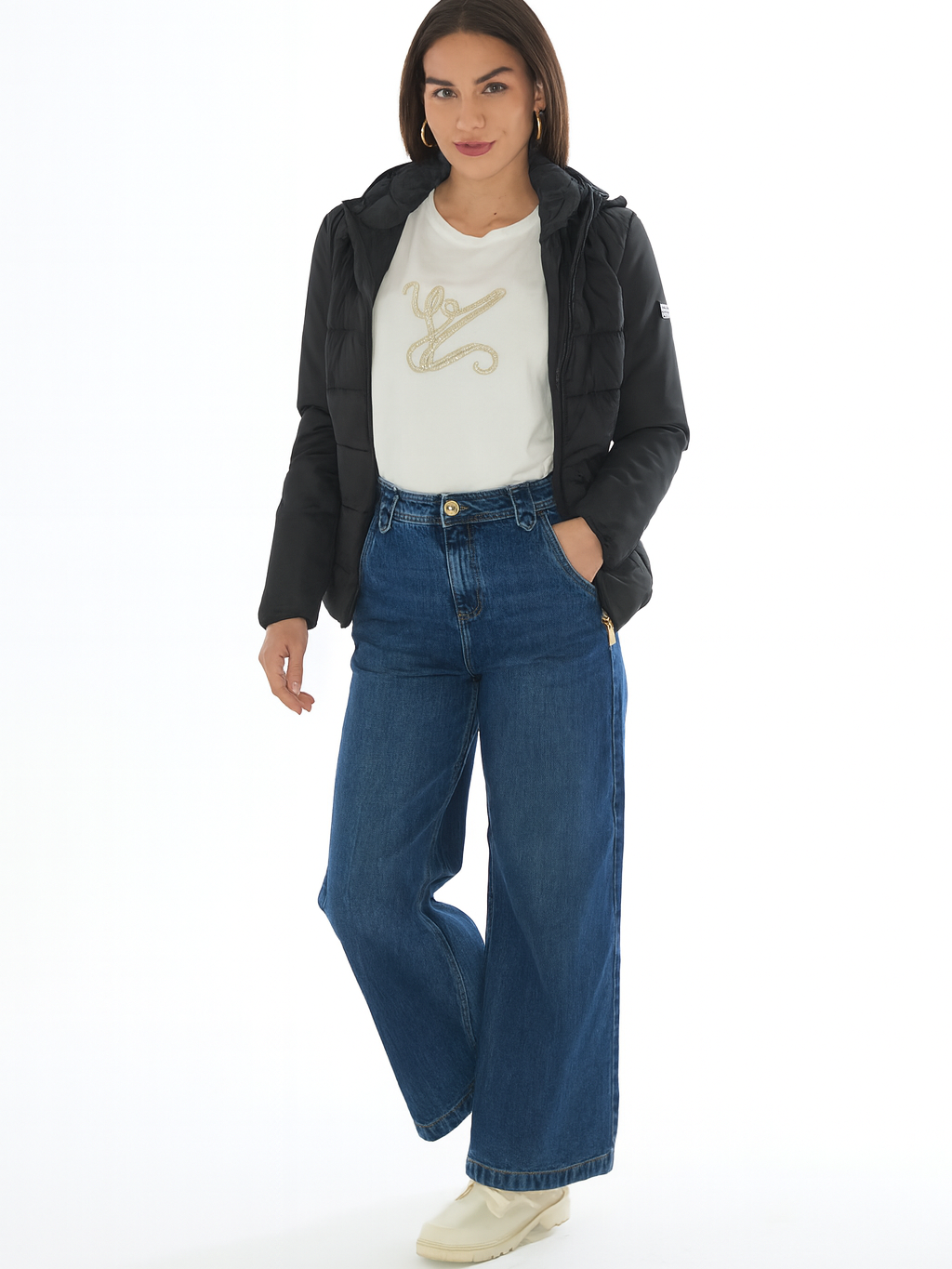 Yes Zee Giubbino Donna Nero J045 M800 0801 YES ZEE