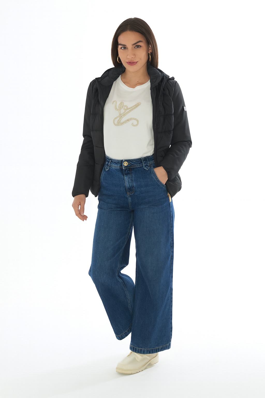 Yes Zee Giubbino Donna Nero J045 M800 0801 YES ZEE