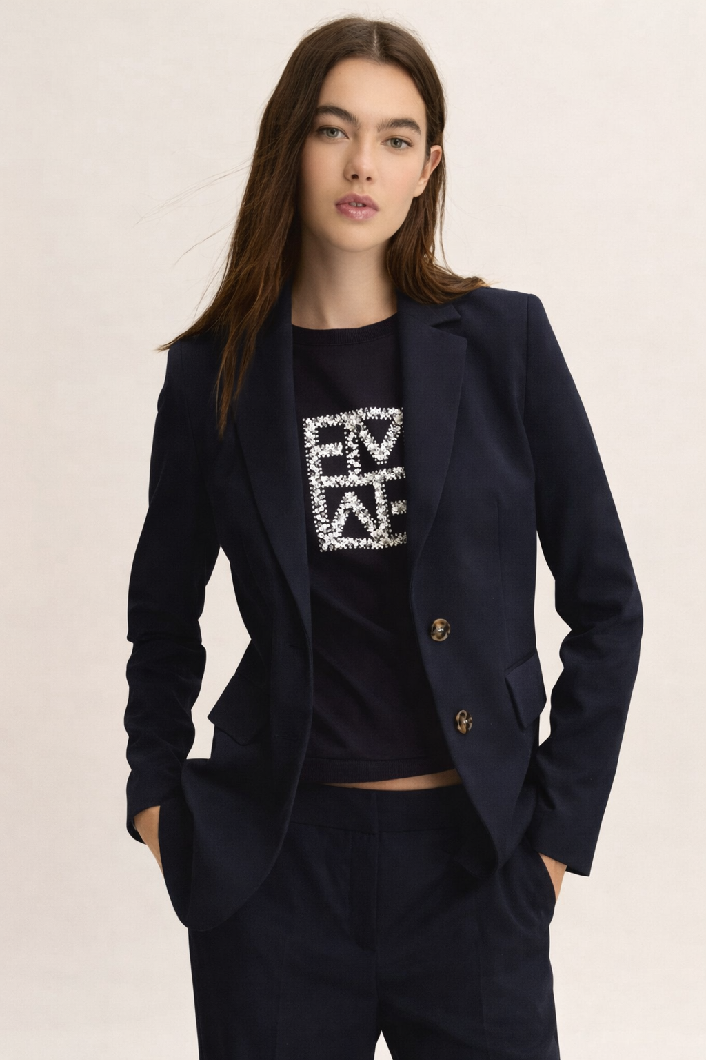 Emme Marella Completo Donna Emmfarnese Blu 2615091021200 005 EMME MARELLA