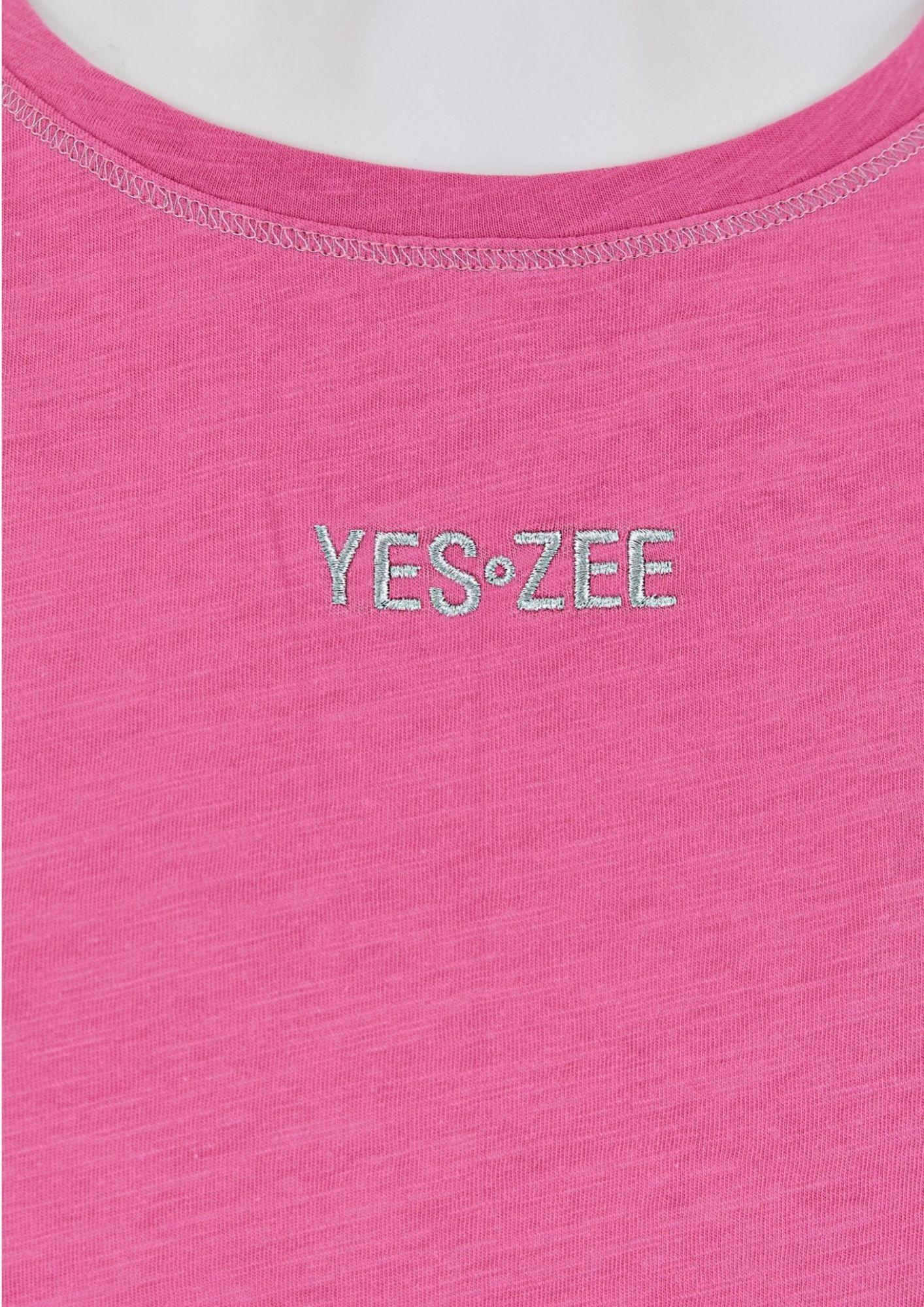Yes Zee T-Shirt Donna Rosa T215 TL00 0425 YES ZEE