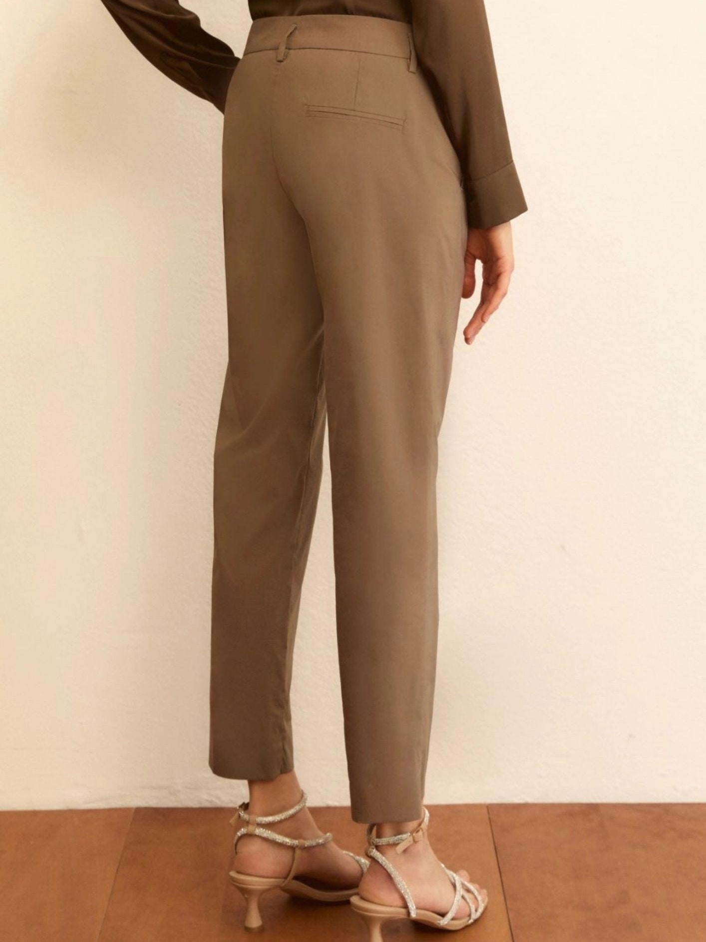 Emme Marella Pantalone Donna Emmsvelto Tortora 2615131122200 004 EMME MARELLA